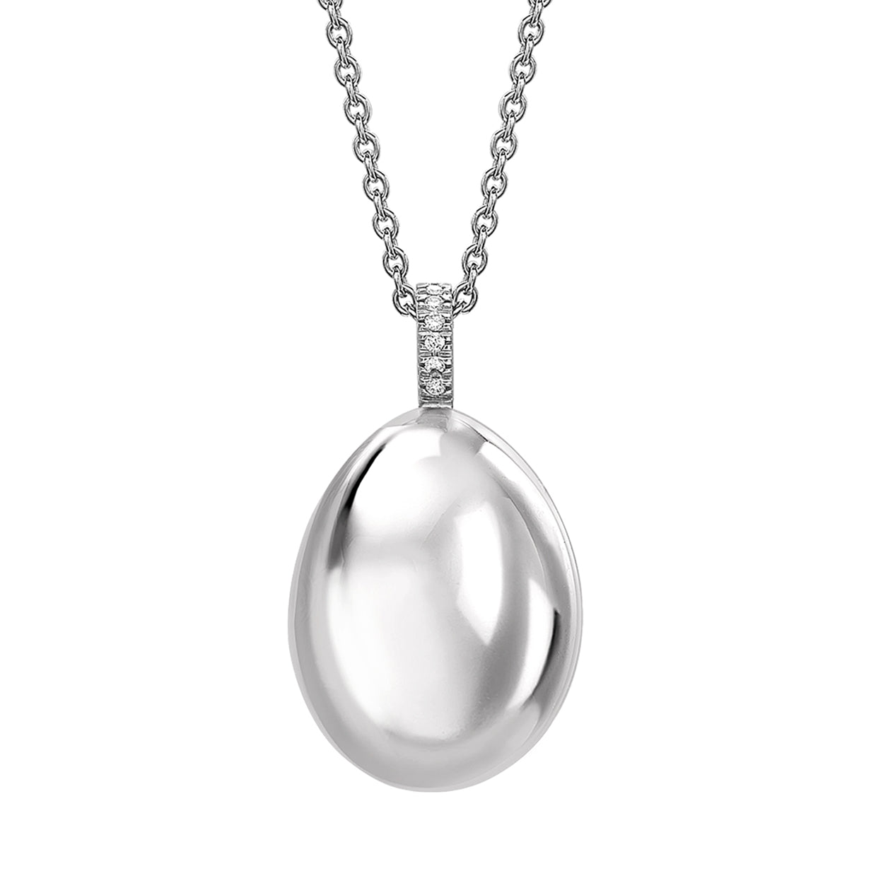 Fabergé-Essence-White-Gold-Egg-Pendant