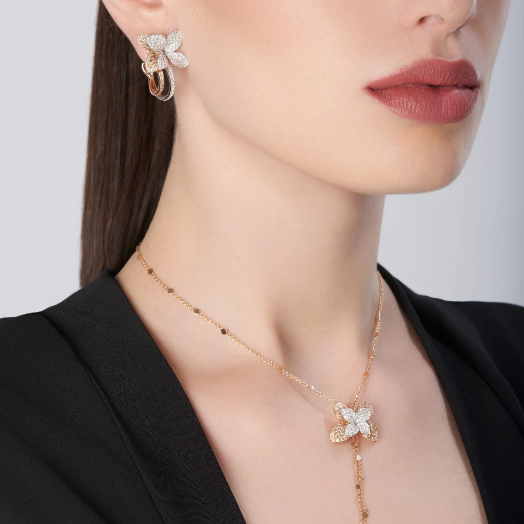 Petit Garden Libellule Diamond Necklace