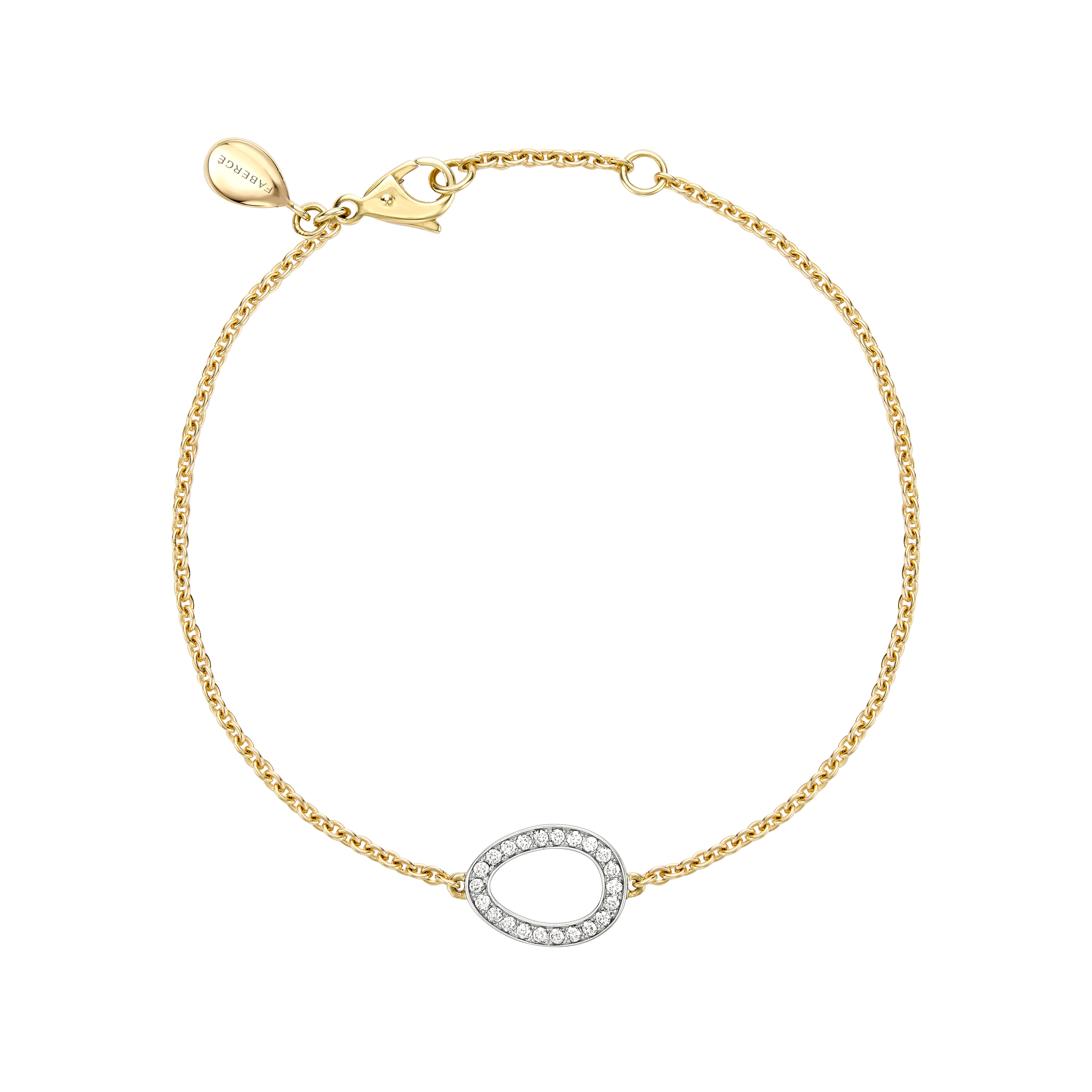 Colours-of-Love-Sasha-Yellow-&amp;-White-Gold-Diamond-Egg-Chain-Bracelet