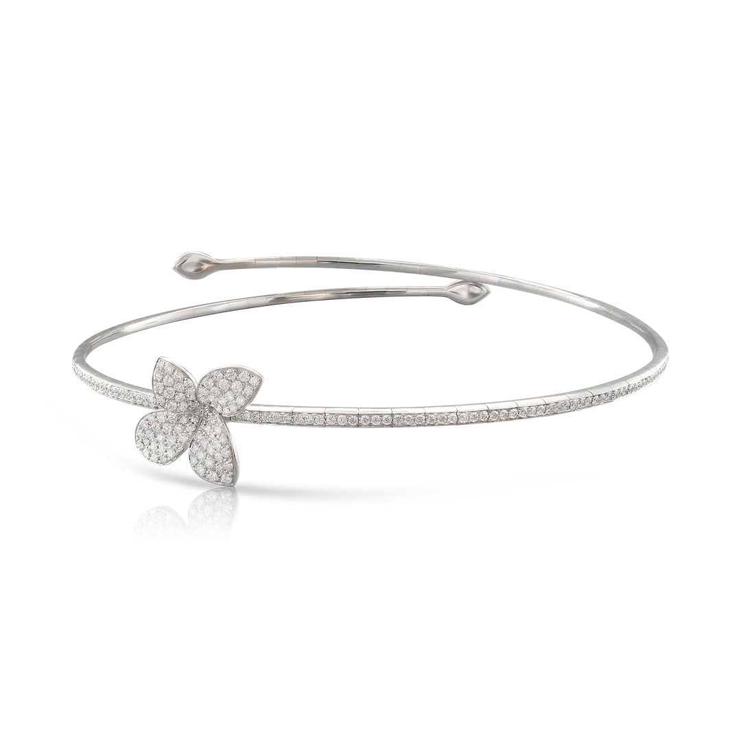 PETIT GARDEN CHOKER IN 18K WHITE GOLD WITH DIAMONDS