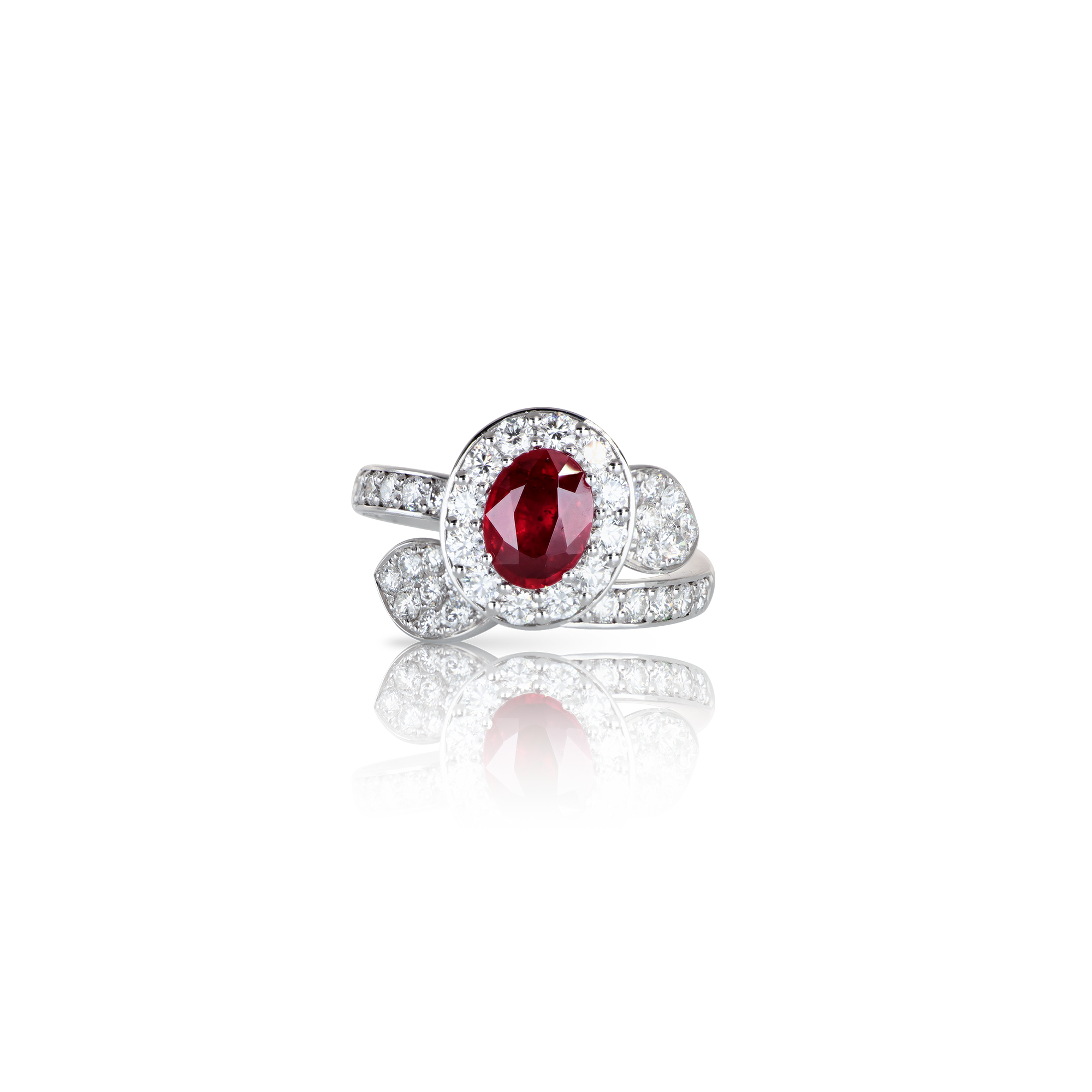 PASQUALE BRUNI HEART TO EARTH - DIAMOND & RUBY RING