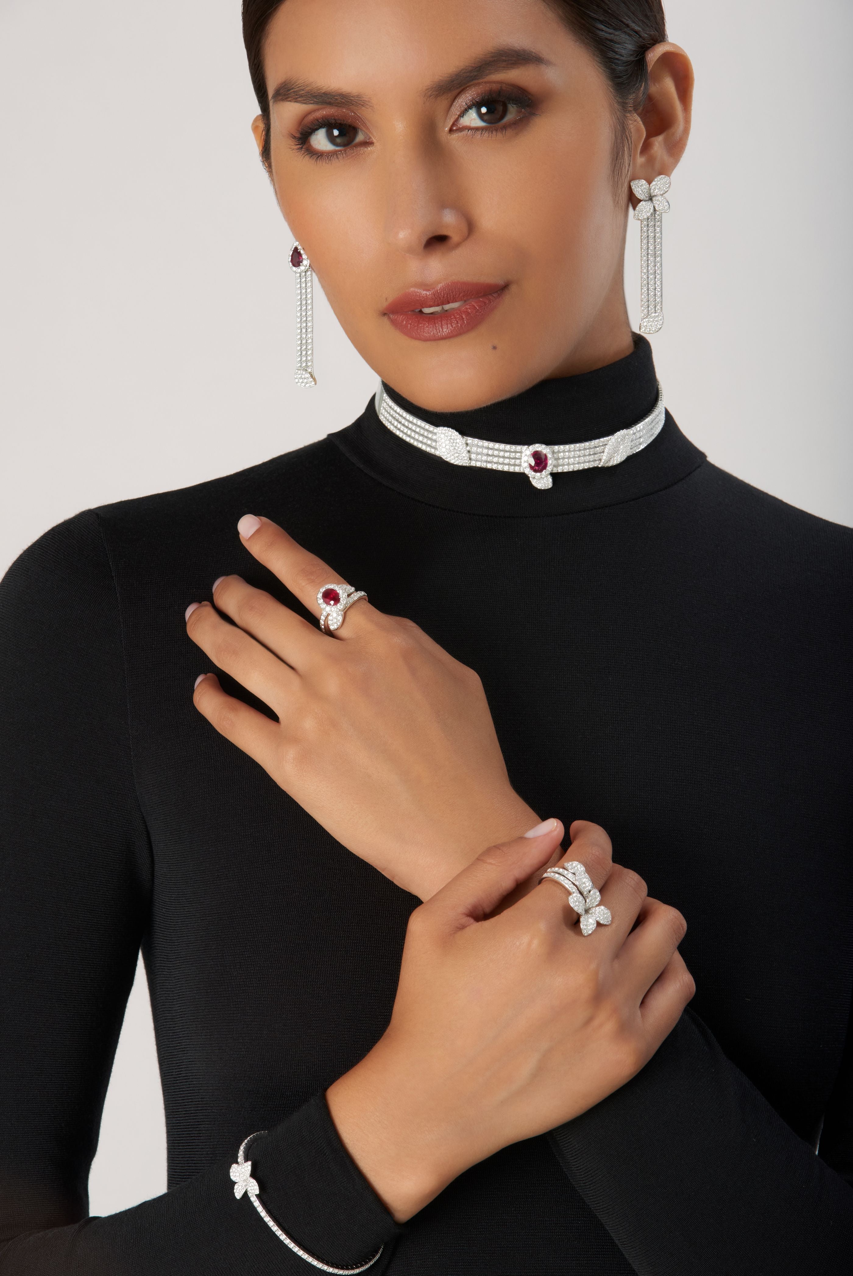 PASQUALE BRUNI HEART TO EARTH - DIAMOND & RUBY RING