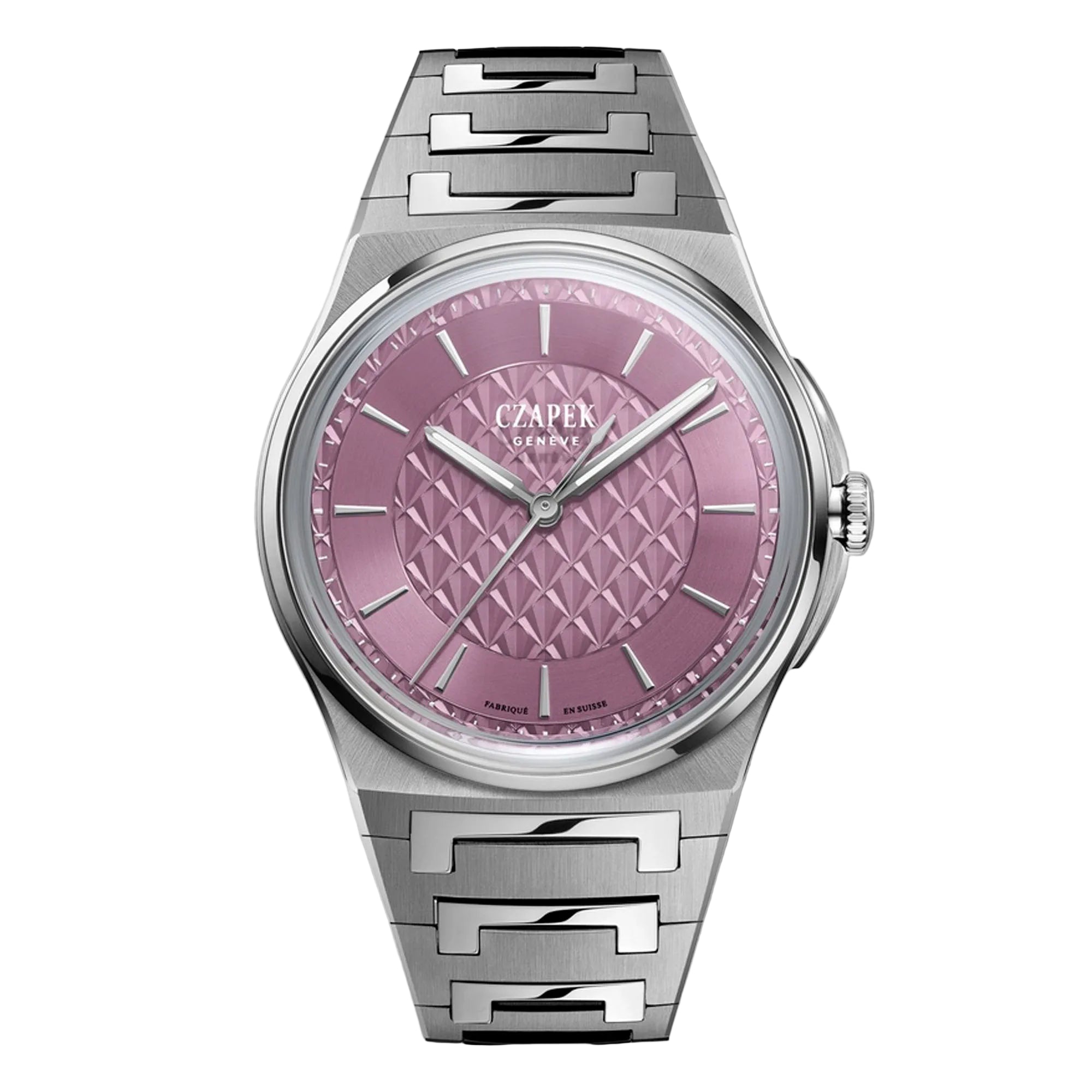 Discover the Czapek Antarctique Sashiko Pink Lotus S, a rare limited edition of 100 pieces. A refined blend of Japanese quilting inspiration and Swiss watchmaking artistry.