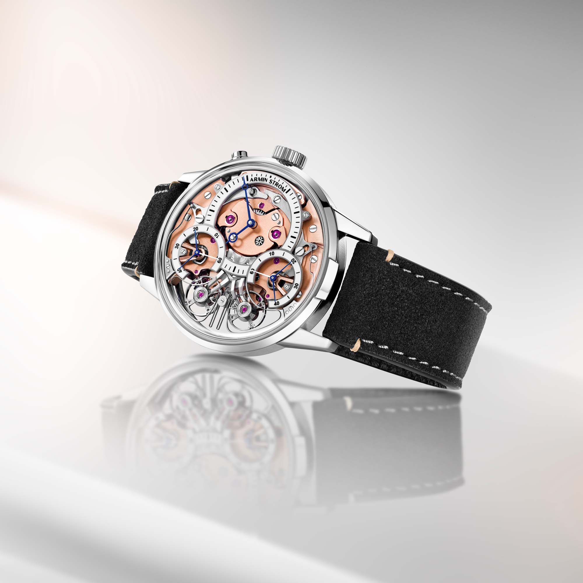 The Mirrored Force Resonance Zeitgeist 1665 by Armin Strom unites science and art in motion. A rare collector’s piece, limited to just 25 watches.