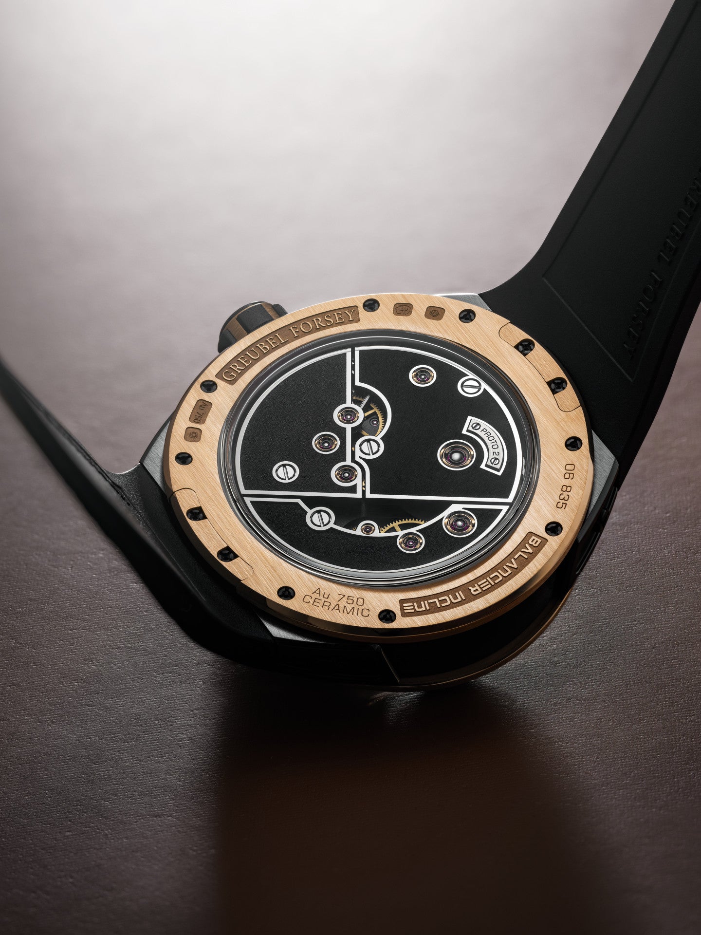 BALANCIER CONVEXE S2 BLACK CERAMIC