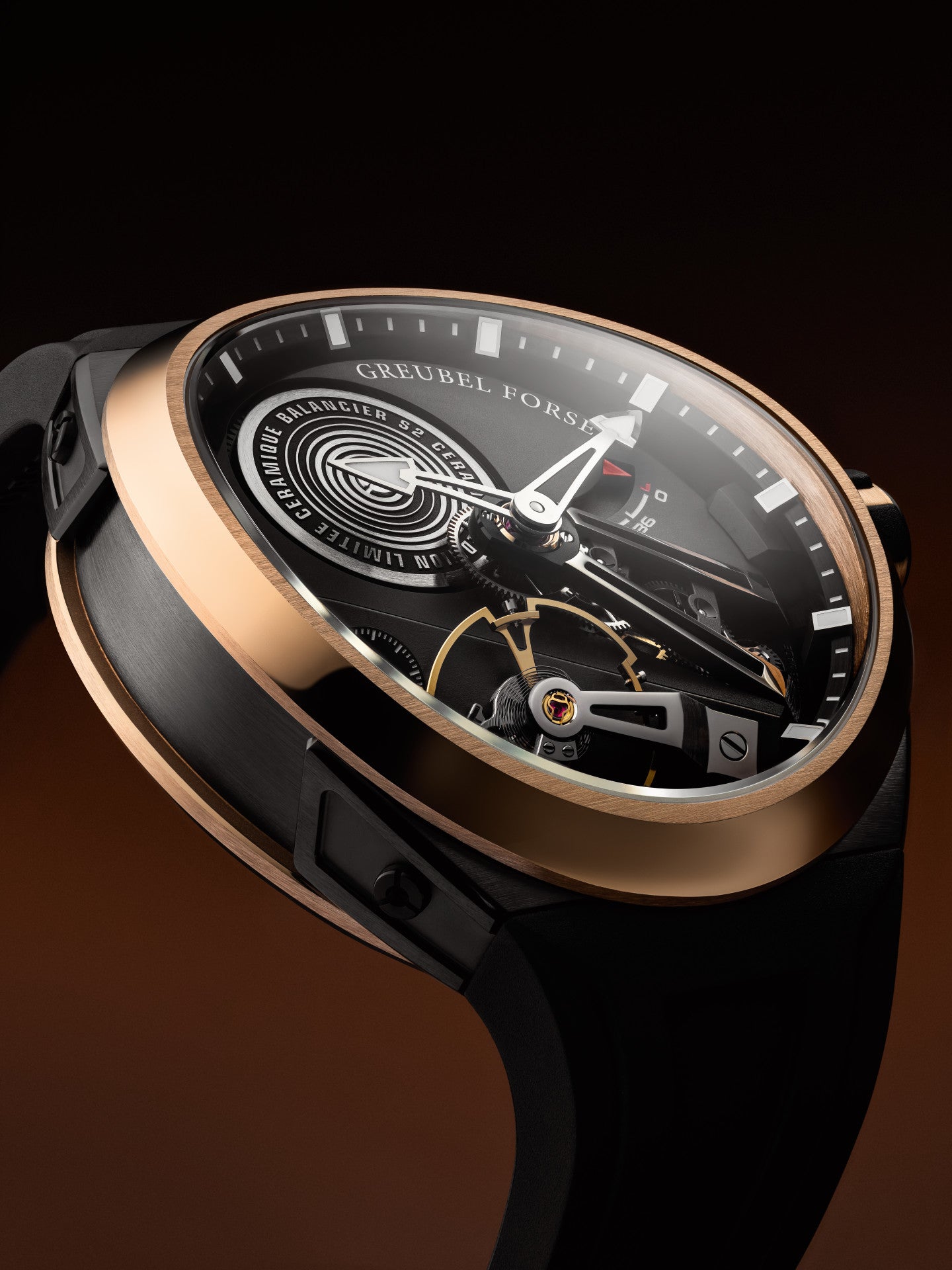 BALANCIER CONVEXE S2 BLACK CERAMIC
