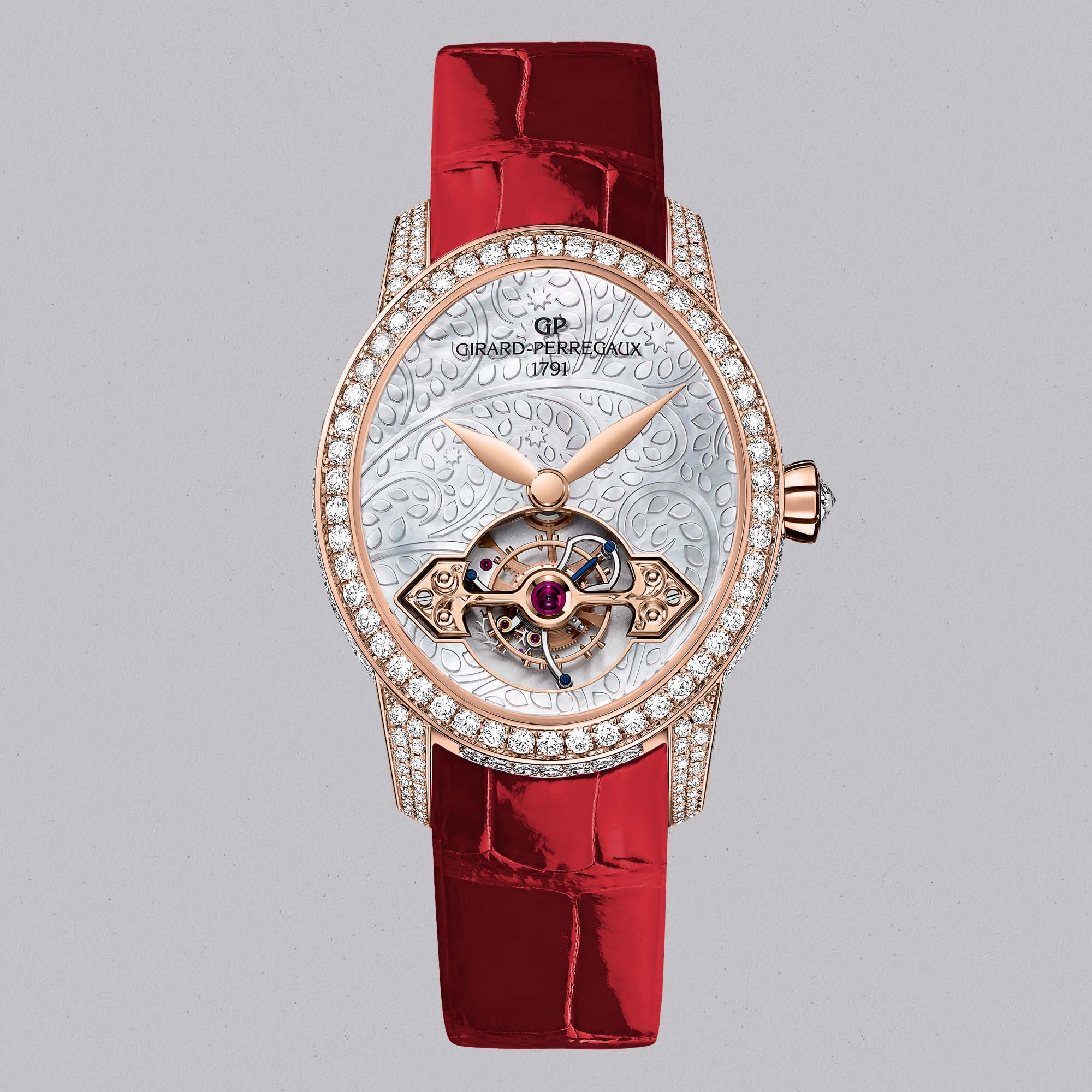 Discover the elegance of the Cat’s Eye Tourbillon with Gold Bridge by Girard-Perregaux. A rare blend of haute horlogerie and feminine artistry, featuring a dazzling tourbillon and signature gold bridge in a cat’s-eye-shaped case. Explore this exceptional timepiece now.