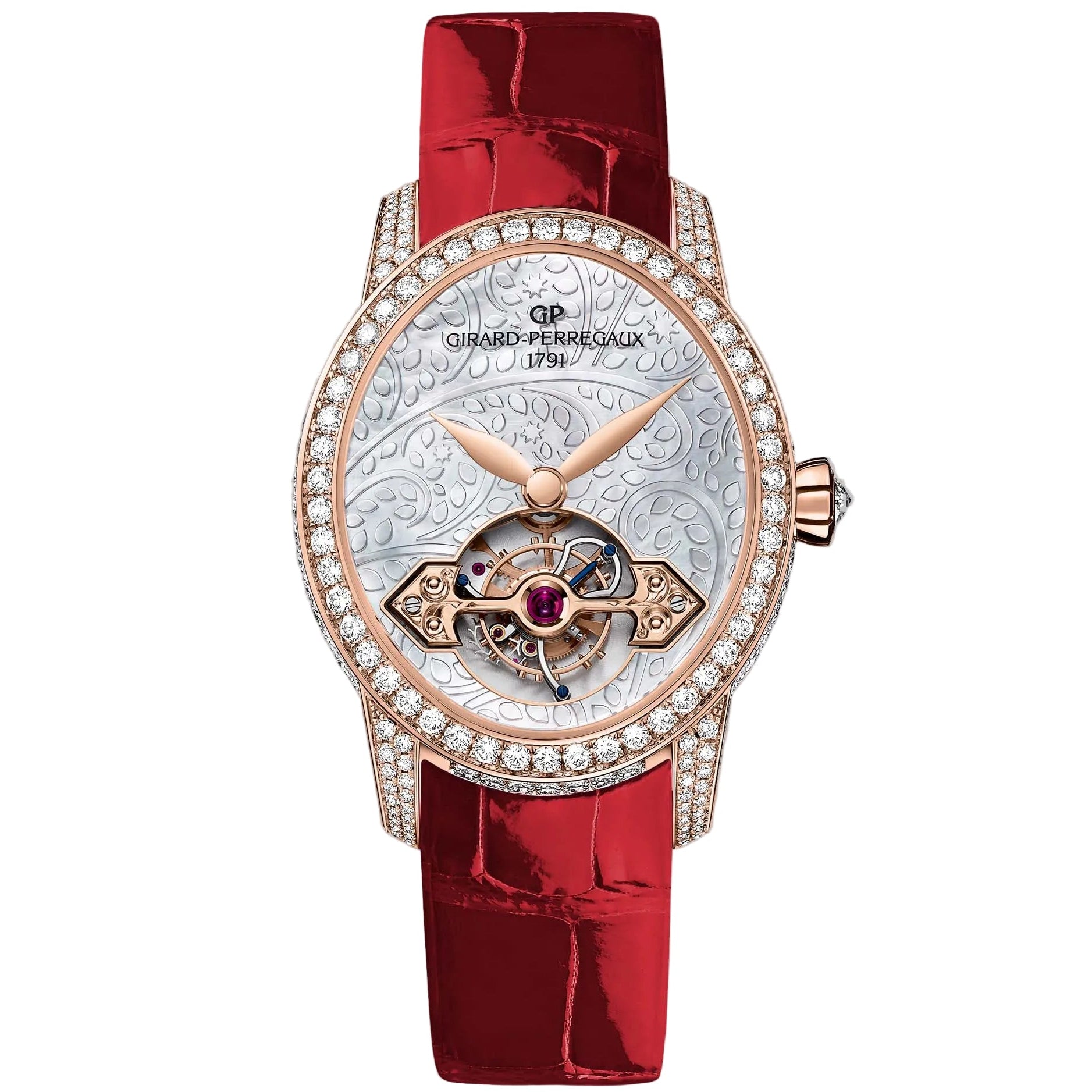 Discover the elegance of the Cat’s Eye Tourbillon with Gold Bridge by Girard-Perregaux. A rare blend of haute horlogerie and feminine artistry, featuring a dazzling tourbillon and signature gold bridge in a cat’s-eye-shaped case. Explore this exceptional timepiece now.