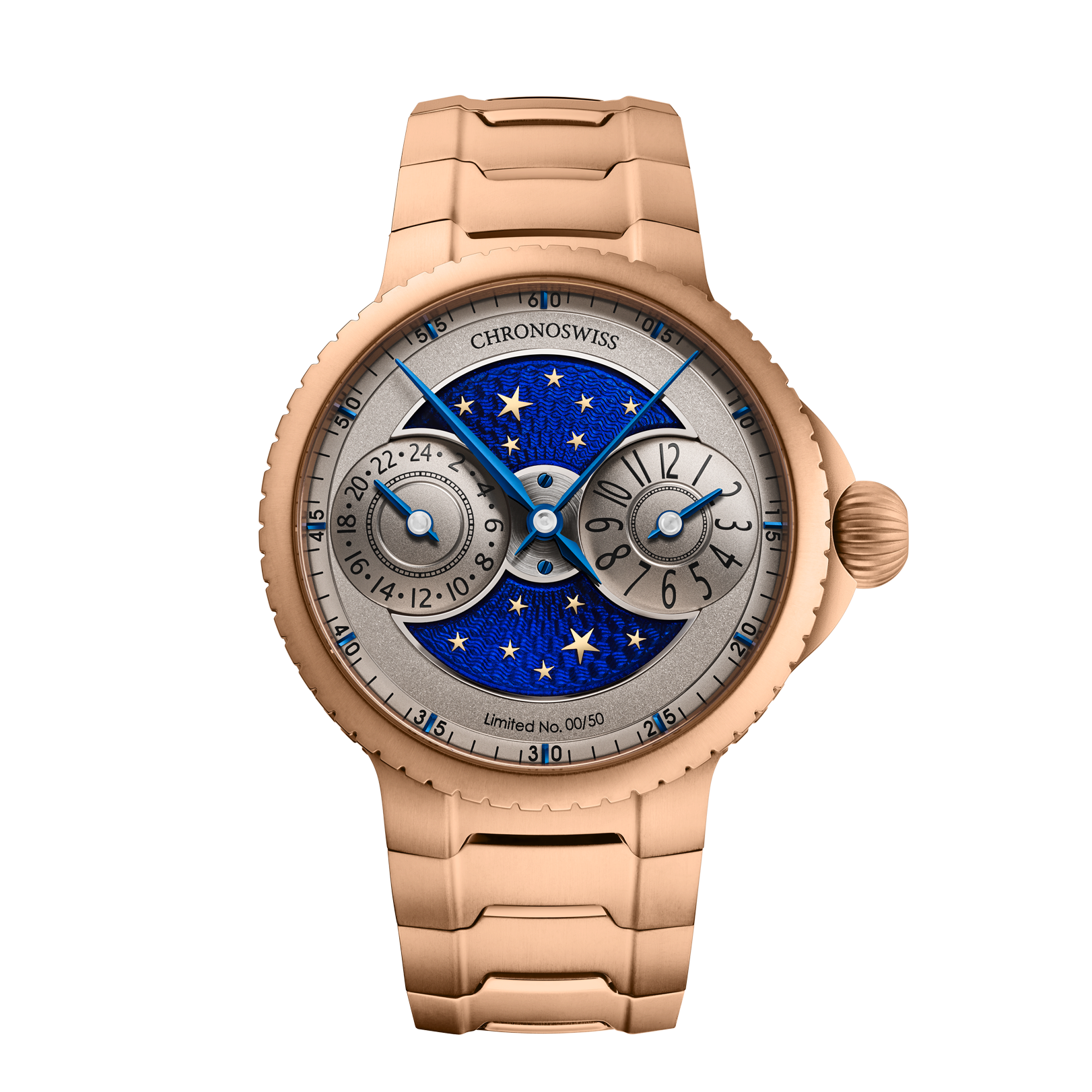PULSE GMT ENAMEL SKY GOLD
