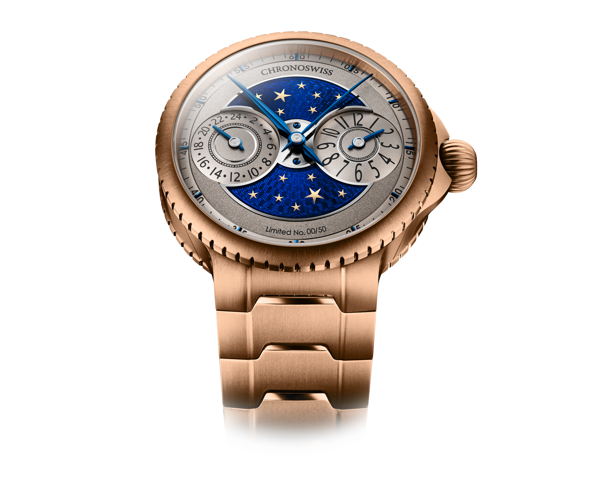 PULSE GMT ENAMEL SKY GOLD
