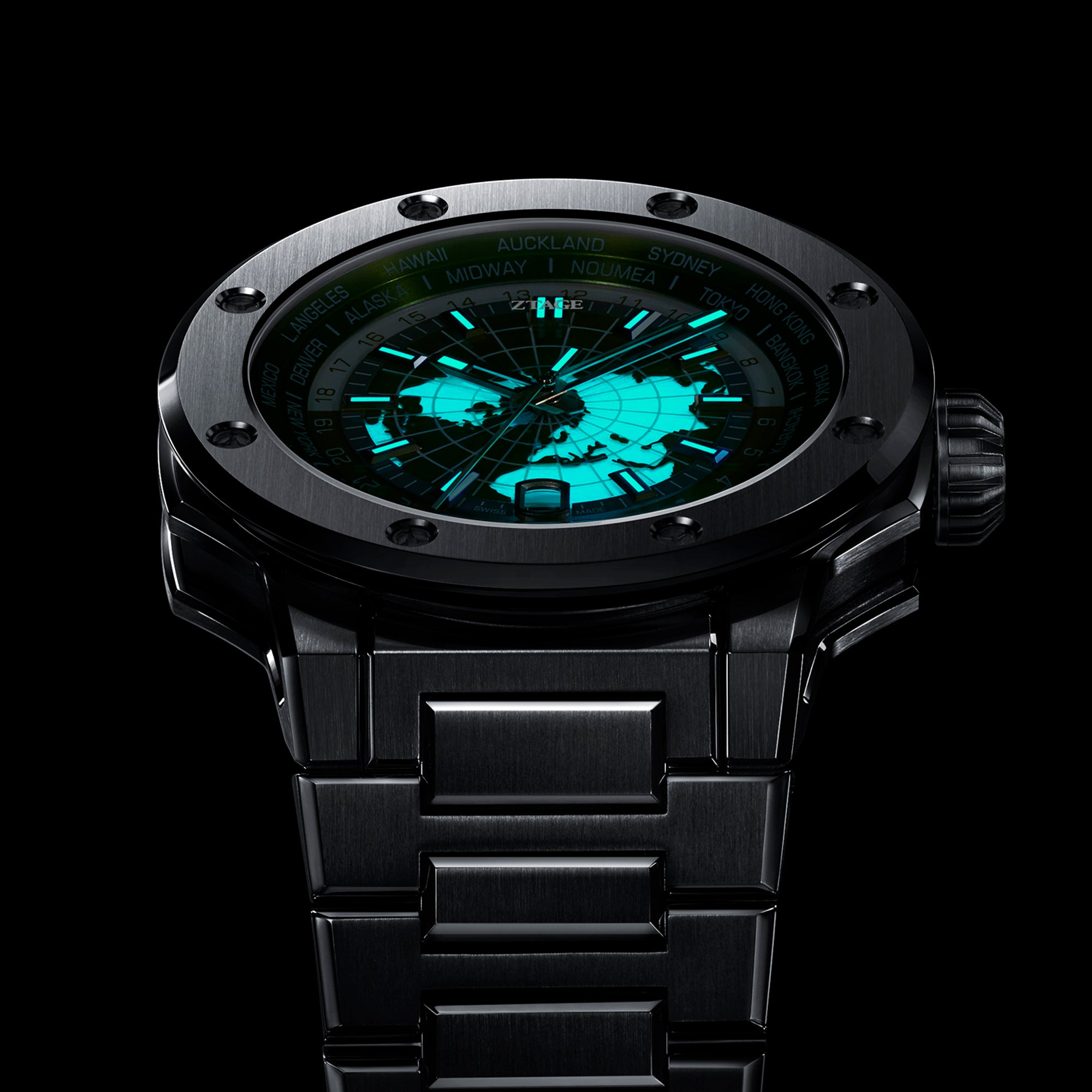HYBRID-ORIGINAL-OLIVE-WORLDTIMER-LUME