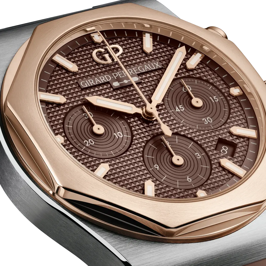 Laureato Chronograph 42mm Brown with a Clous de Paris