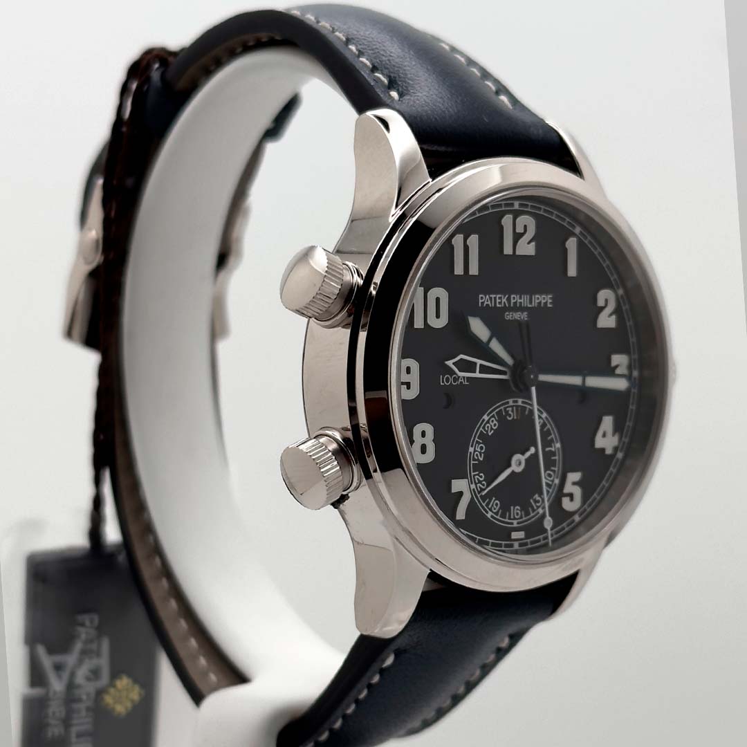 PATEK PHILIPPE WHITE GOLD PILOT TRAVEL TIME REF: 7234G-001