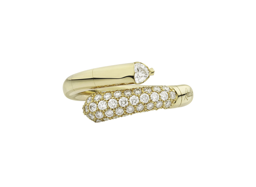 Recarlo Contrarié Yellow Gold Diamond Ring