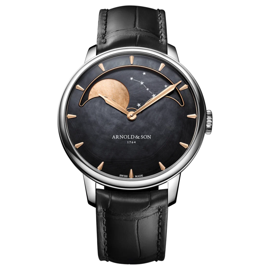 Arnold & Son Perpetual Moon 41.5 Steel “Colours of the Moon” Black