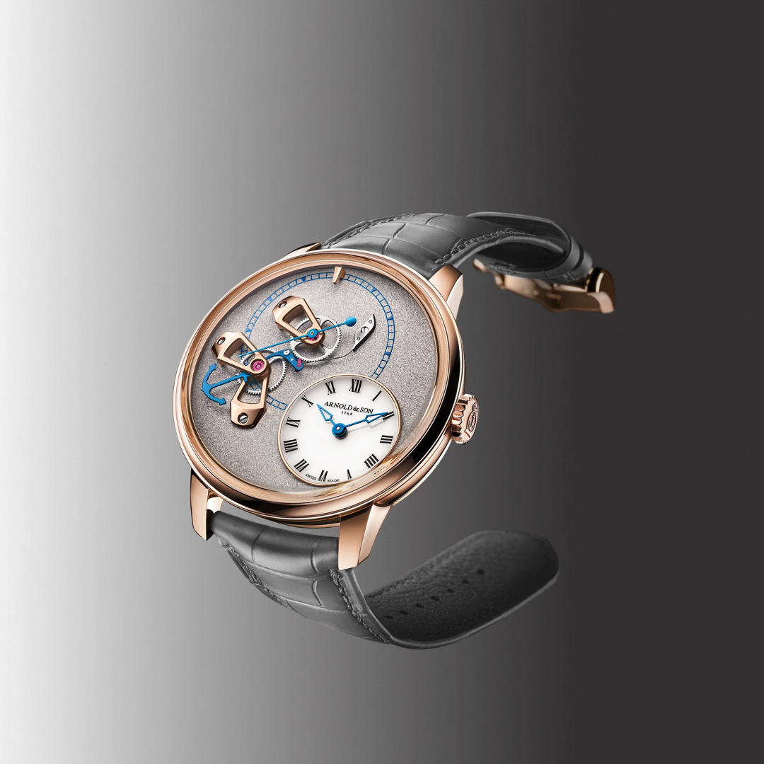 Arnold & Son - Chronometry DSTB Stop-Seconds Red Gold Cliff Grey