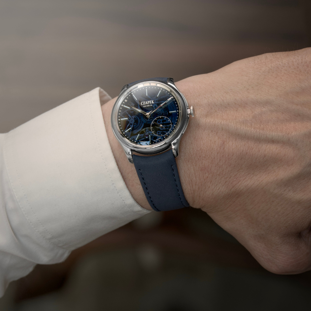 Czapek & Cie Promenade Transparencies Aqua Blue