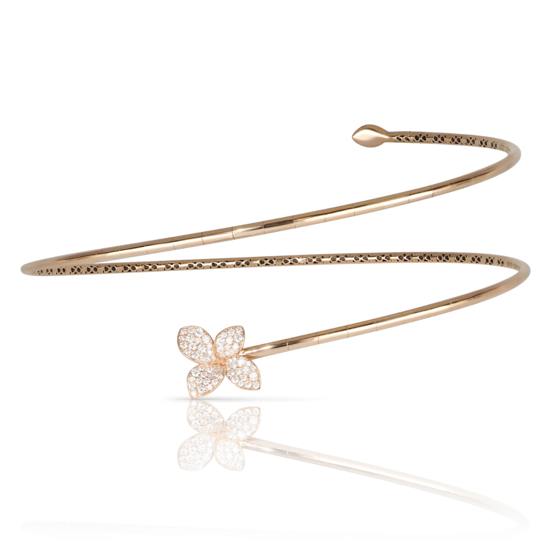 Petit Garen Choker 18k Rose Gold With Diamonds
