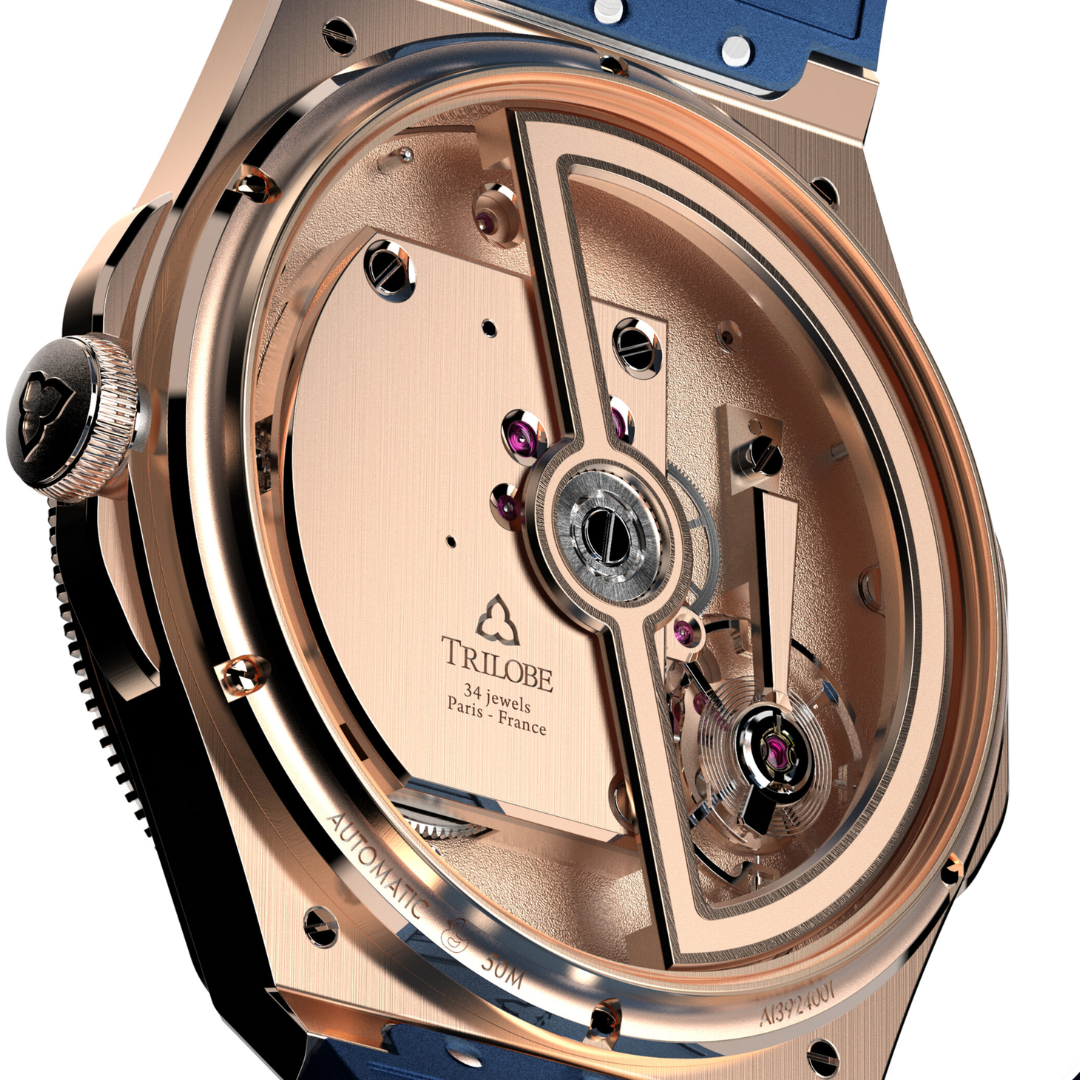 Trente-Deux Sunray Blue Rose Gold