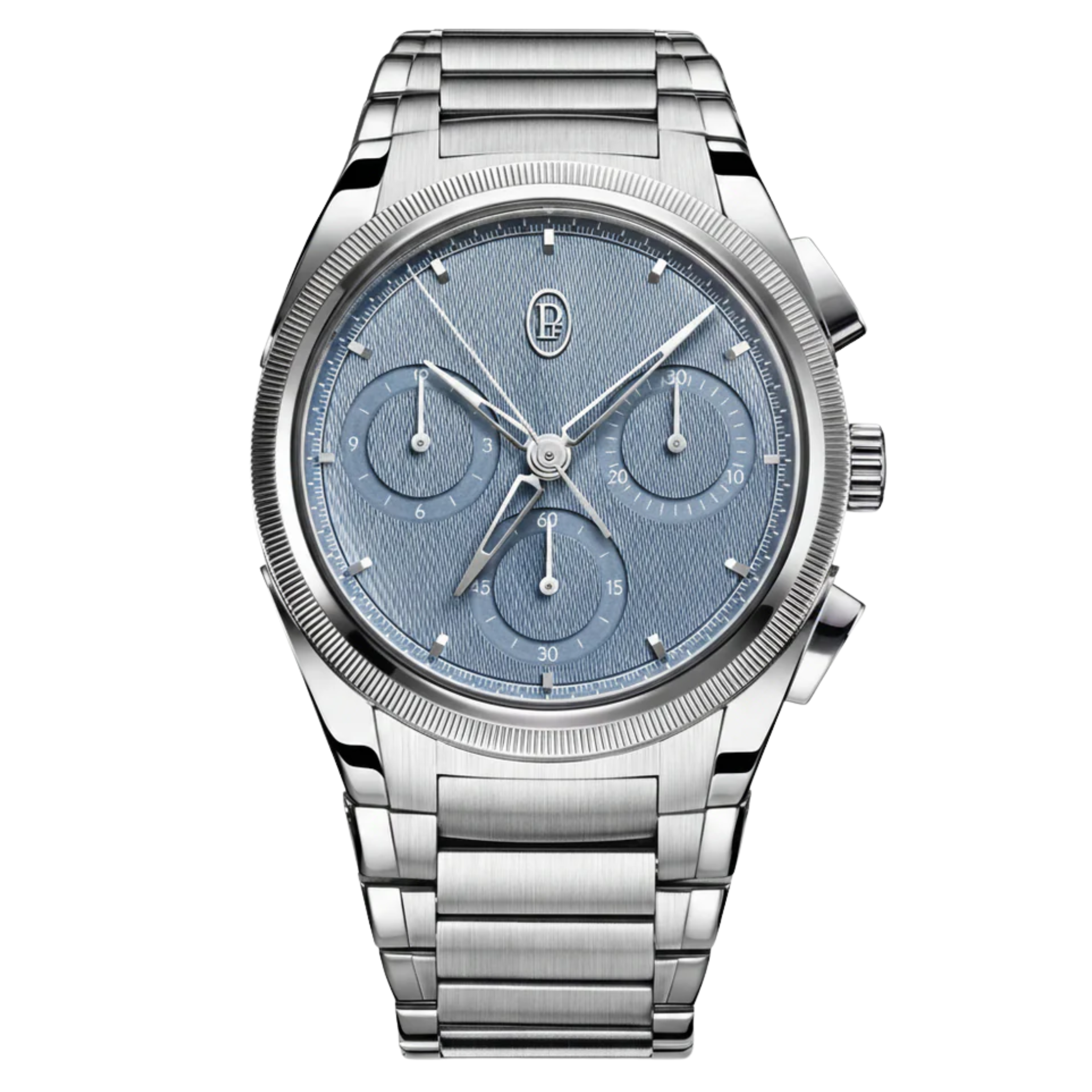 TONDA PF CHRONOGRAPH STEEL PLATINUM STEEL MINERAL BLUE