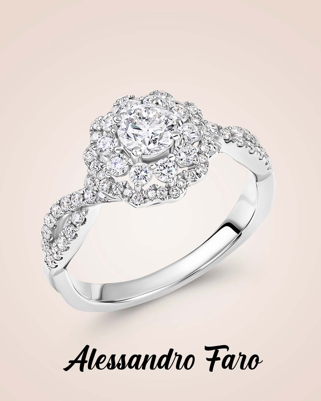 Alessandro Farrow jewellery diamnd bracelet from Swiss Gallery UK