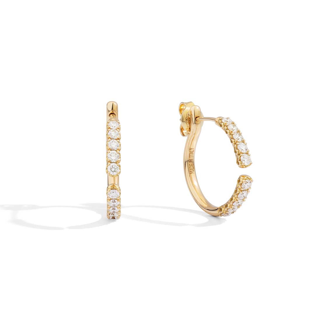 ANNIVERSARY EARRINGS YELLOW GOLD