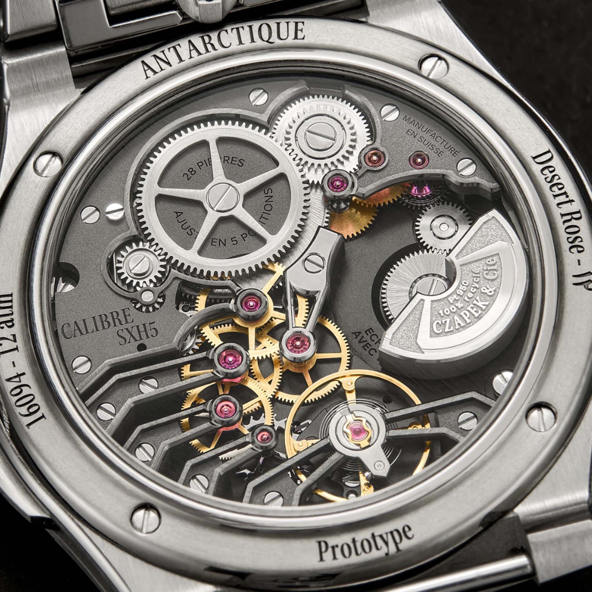 Swiss Gallery UK presents the Czapek Antarctique Desert Rose, a collector focused limited edition featuring a sand toned dial, Arabic design elements, and the SXH5 calibre.