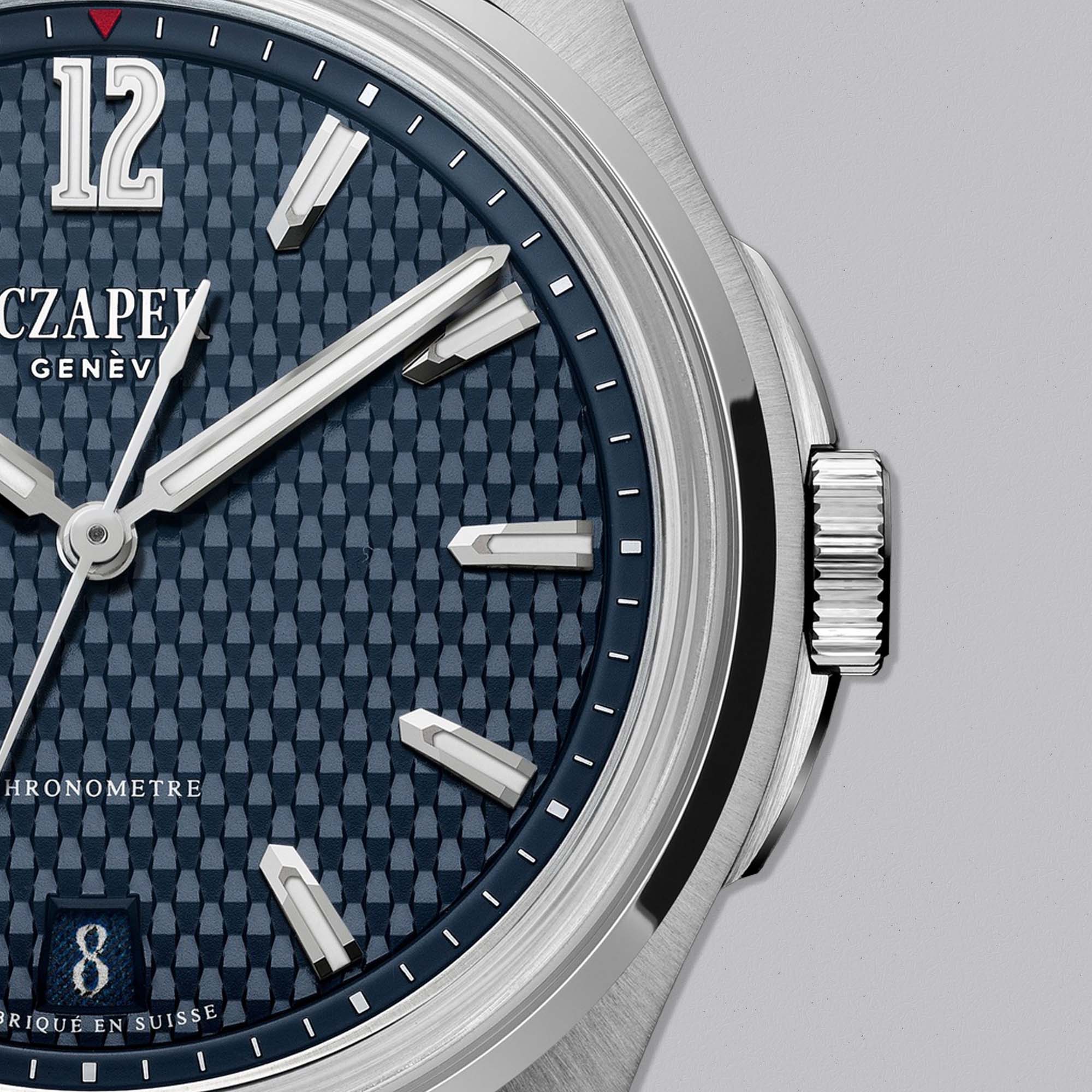 Discover the Czapek Antarctique Passage de Drake Aqua Blue. Refined Aqua Blue dial, in-house micro-rotor calibre, and contemporary design.