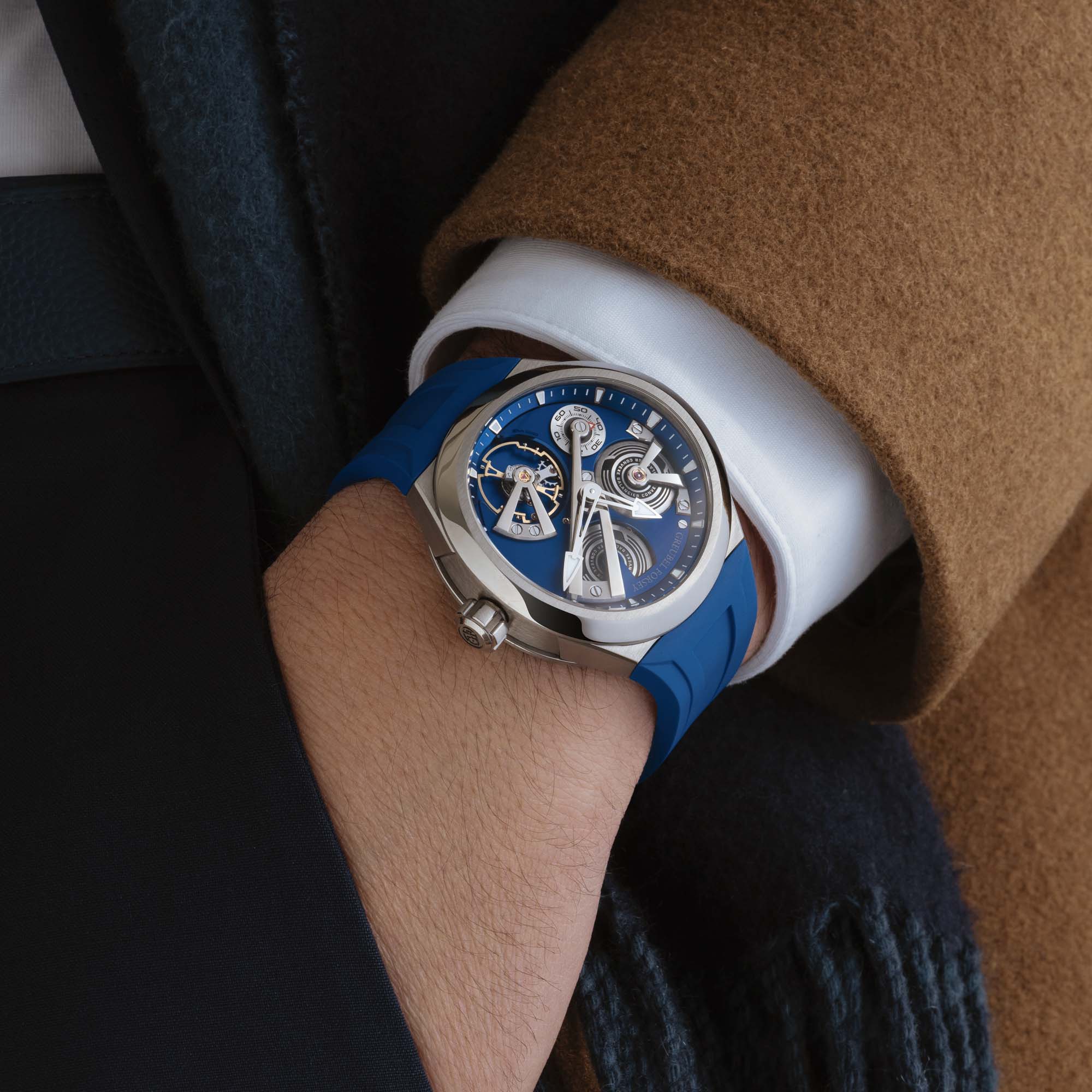 BALANCIER CONVEXE S2 BLUE 41.5MM LIMITED EDITION OF 88 Swiss Gallery UK