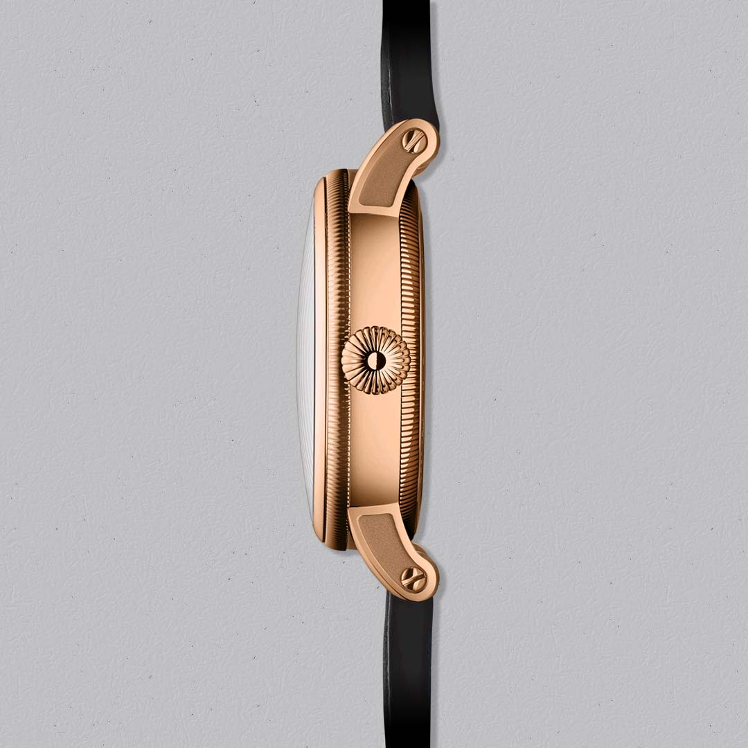 Shop the Chronoswiss Evolution Strike II Nugget at Swiss Gallery UK, a limited edition red gold timepiece with artisanal guilloché finishing.