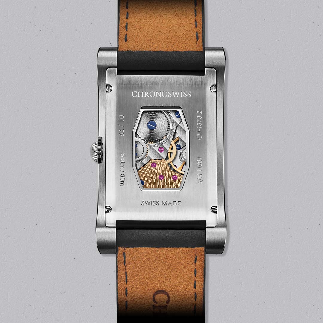 Discover the Chronoswiss Neo Digiteur Sand, a bold mechanical digital watch with jumping hours, sweeping seconds and hand-wound calibre. Limited edition of 99.