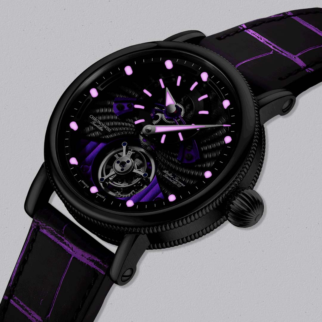 Chronoswiss Evolution Tourbillon Underworld, a modern mechanical tourbillon defined by depth, contrast, and intensity.