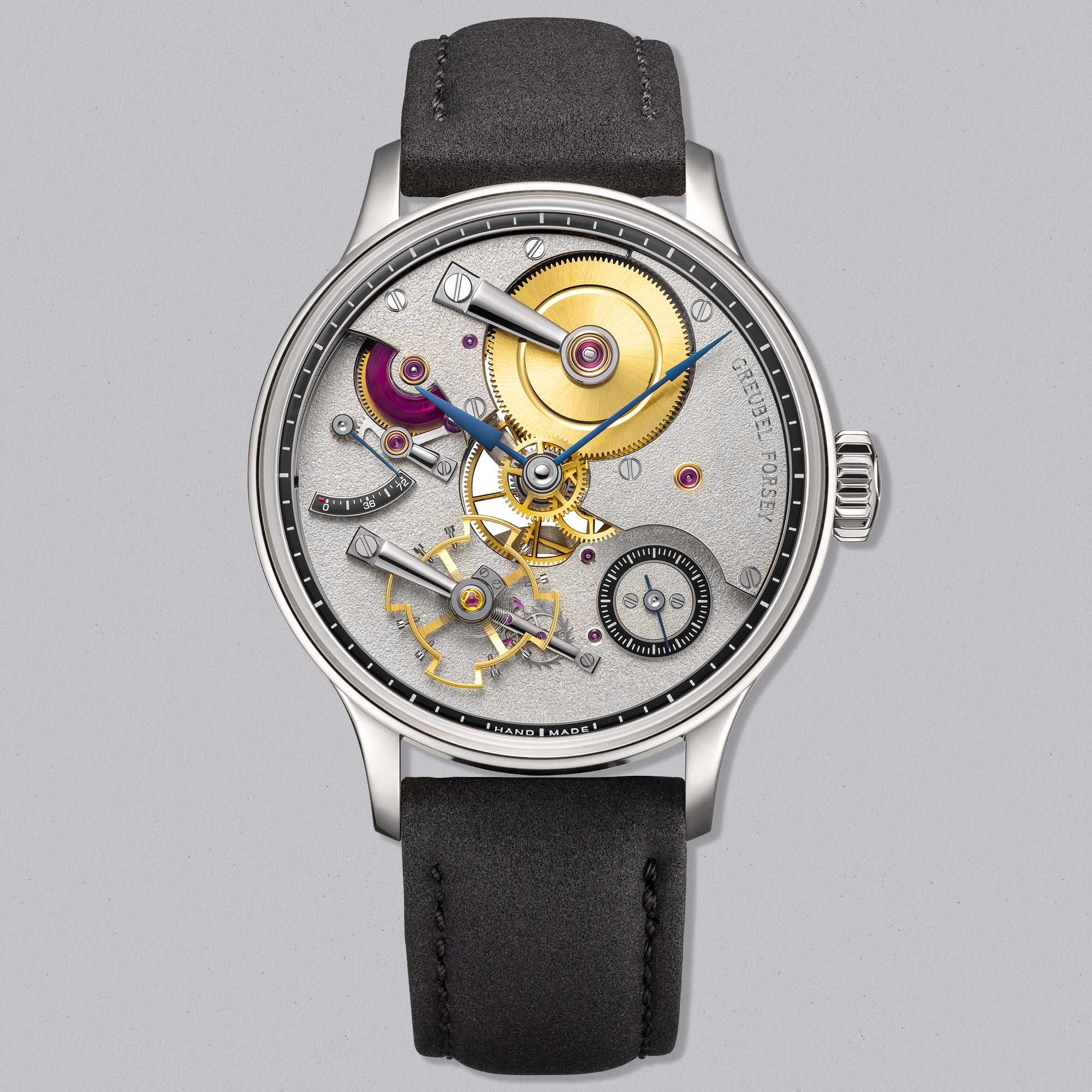 Greubel Forsey’s Hand Made 2 celebrates pure handcraft—over 6,000 hours of artisanal work creating one of the world’s most refined watches.