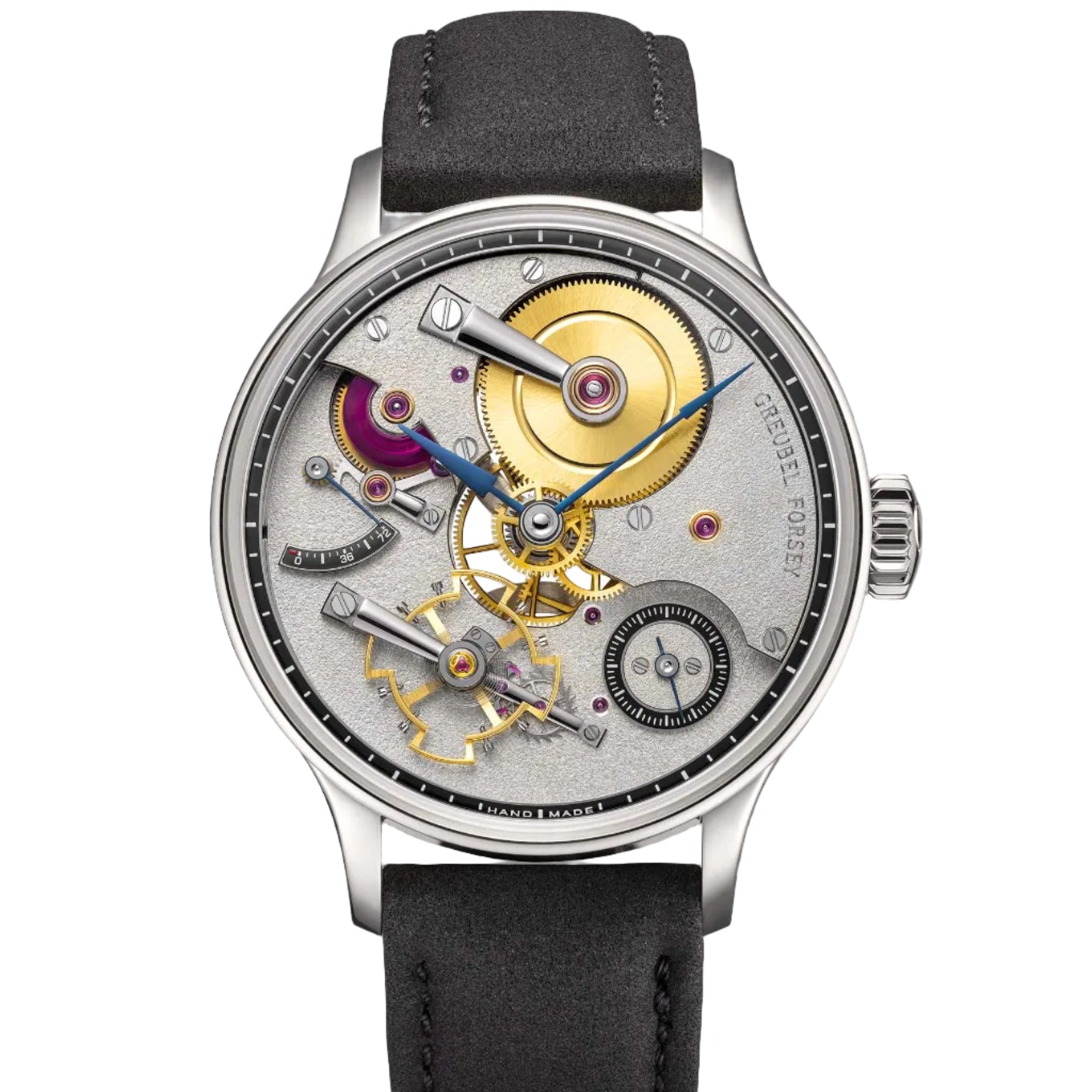 Greubel Forsey’s Hand Made 2 celebrates pure handcraft—over 6,000 hours of artisanal work creating one of the world’s most refined watches.