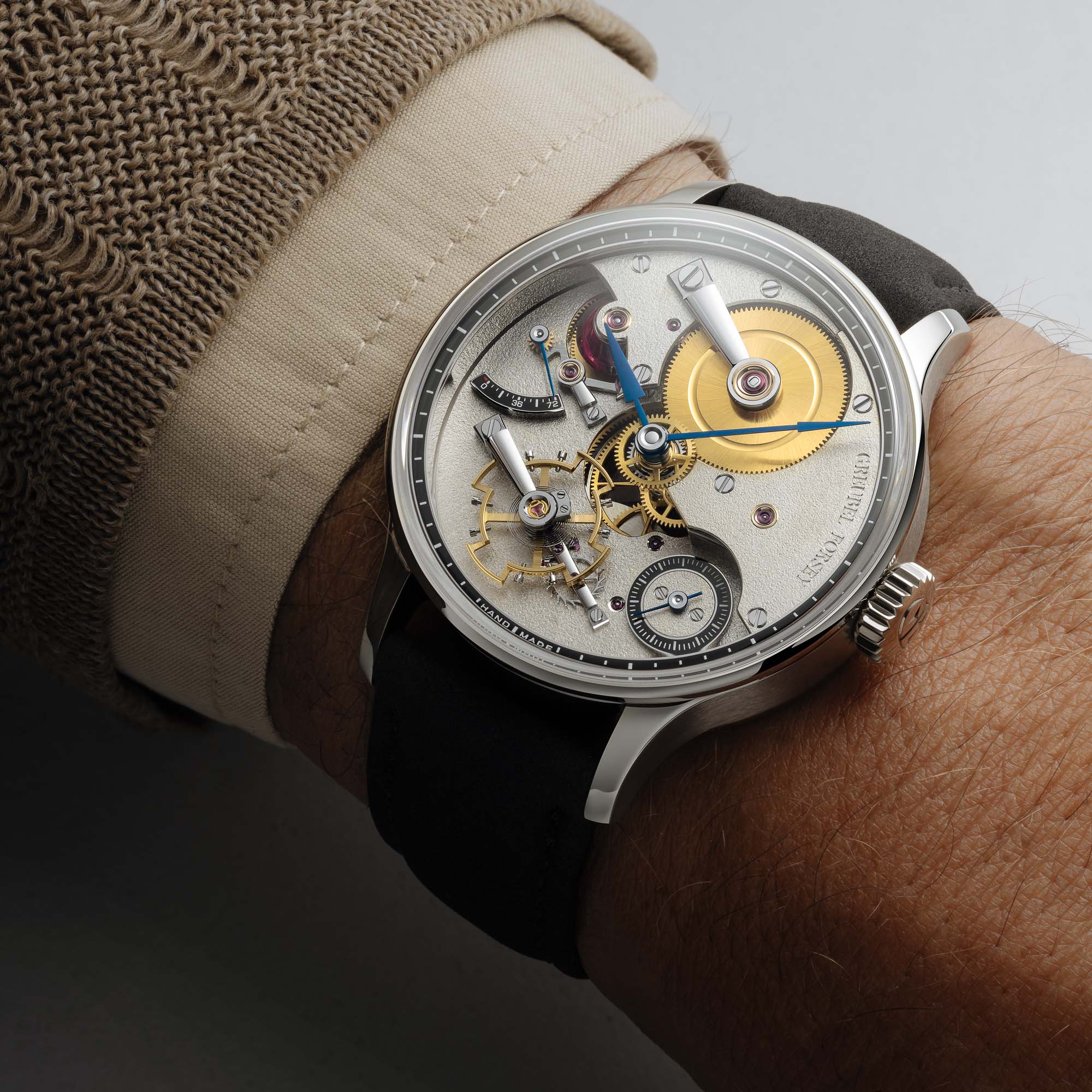 Experience the Hand Made 2 by Greubel Forsey—an ode to traditional watchmaking, executed with perfection and uncompromising dedication.