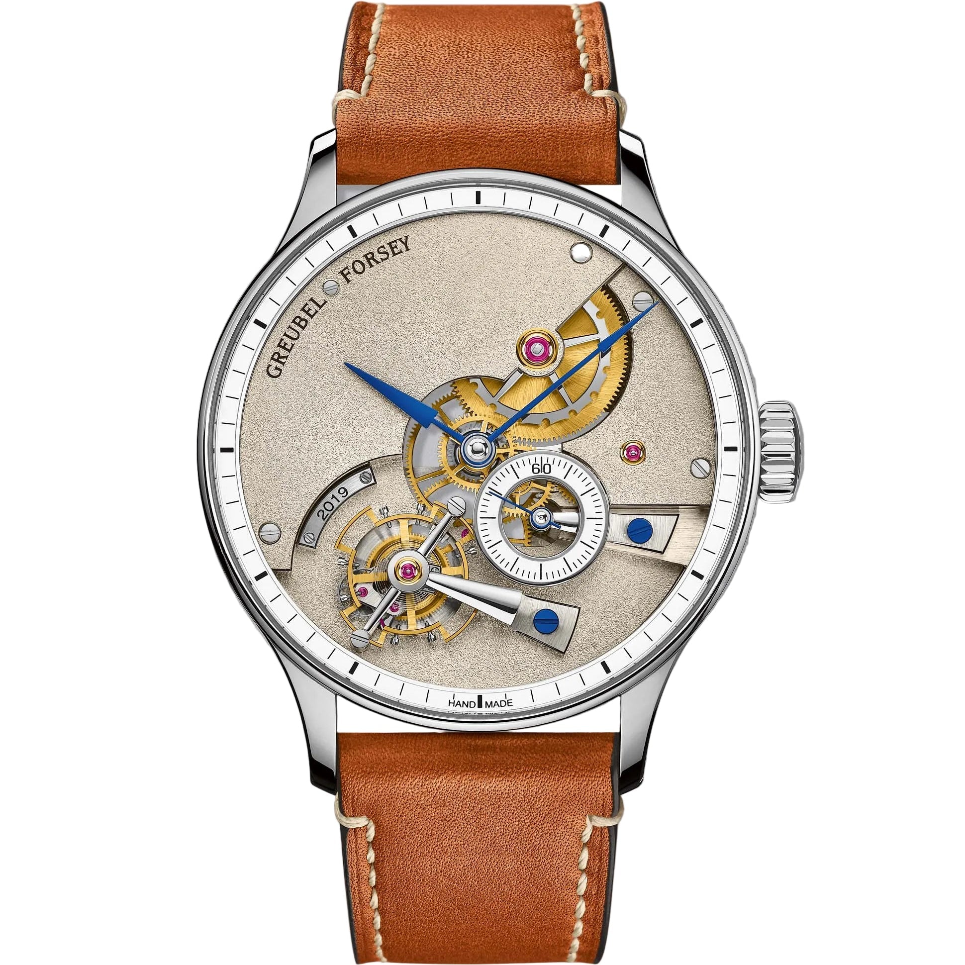 Greubel Forsey’s Hand Made 1 redefines haute horlogerie—crafted 95% by hand, each detail embodies perfection, patience, and human artistry.
