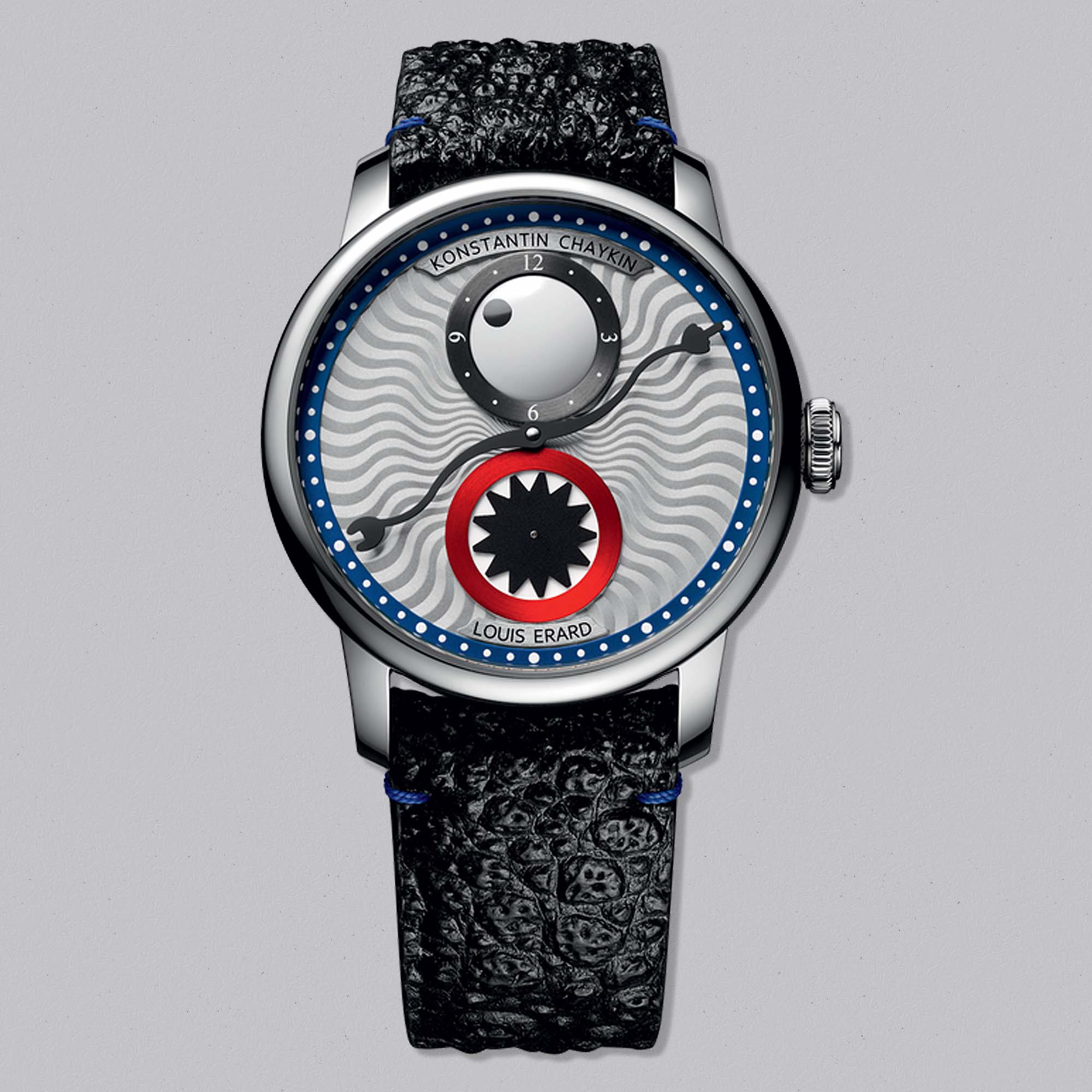 Discover the Louis Erard x Konstantin Chaykin Time Eater III – a bold regulator watch with a mechanical monster’s grin and artistic Swiss watchmaking.