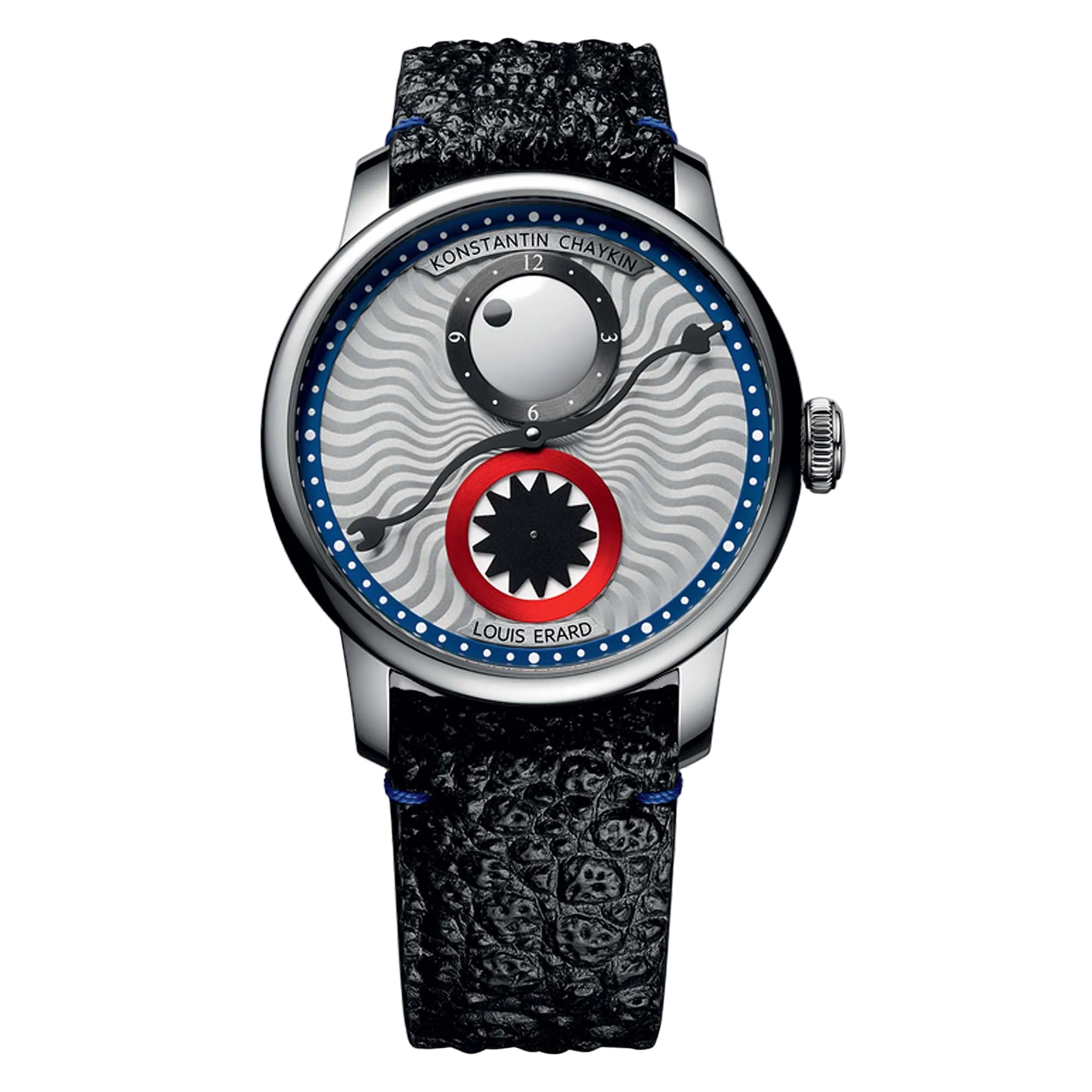 Discover the Louis Erard x Konstantin Chaykin Time Eater III – a bold regulator watch with a mechanical monster’s grin and artistic Swiss watchmaking.