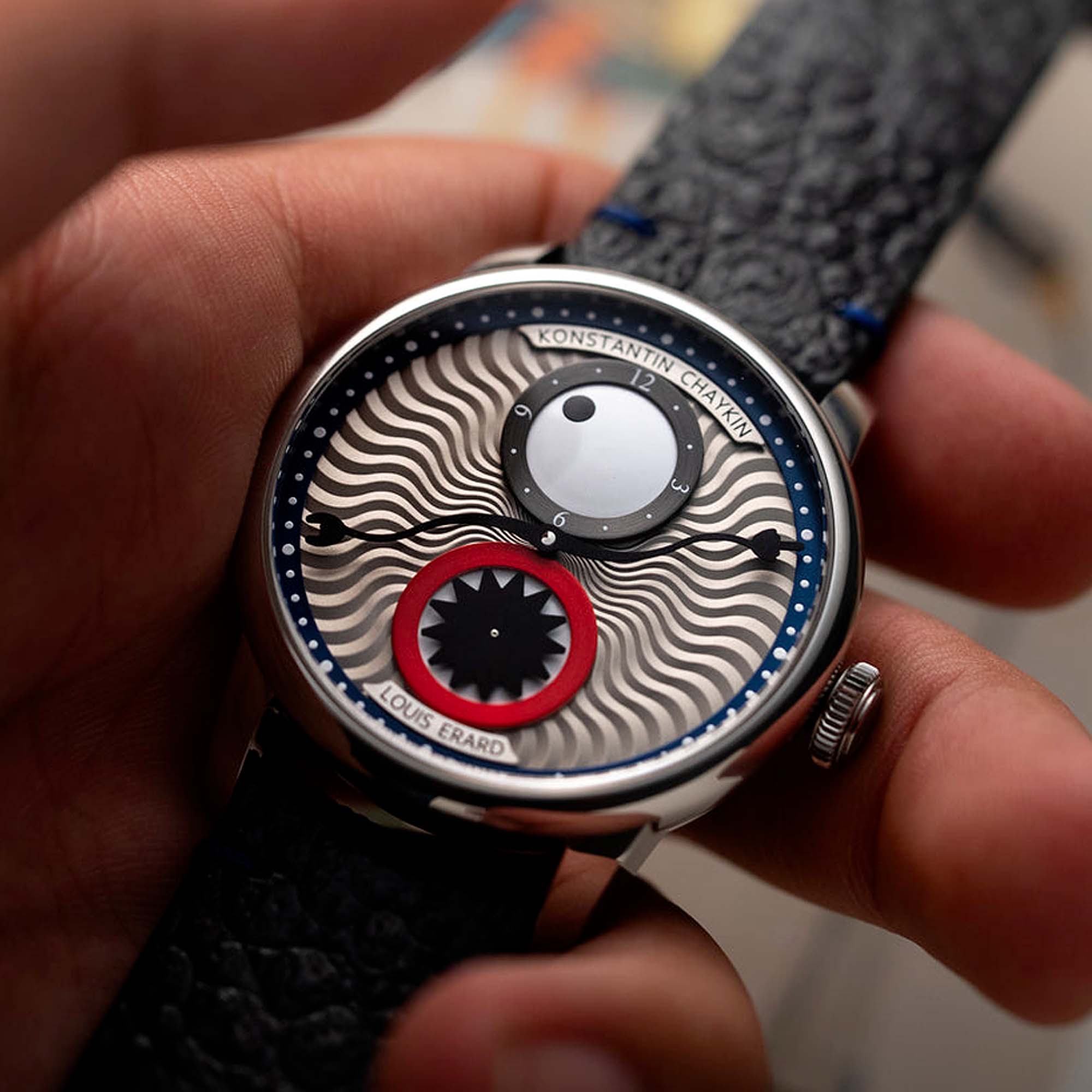 The Louis Erard x Chaykin Time Eater III brings monstrous charm to the regulator dial. Swiss-made. Limited edition. A collector’s dream.