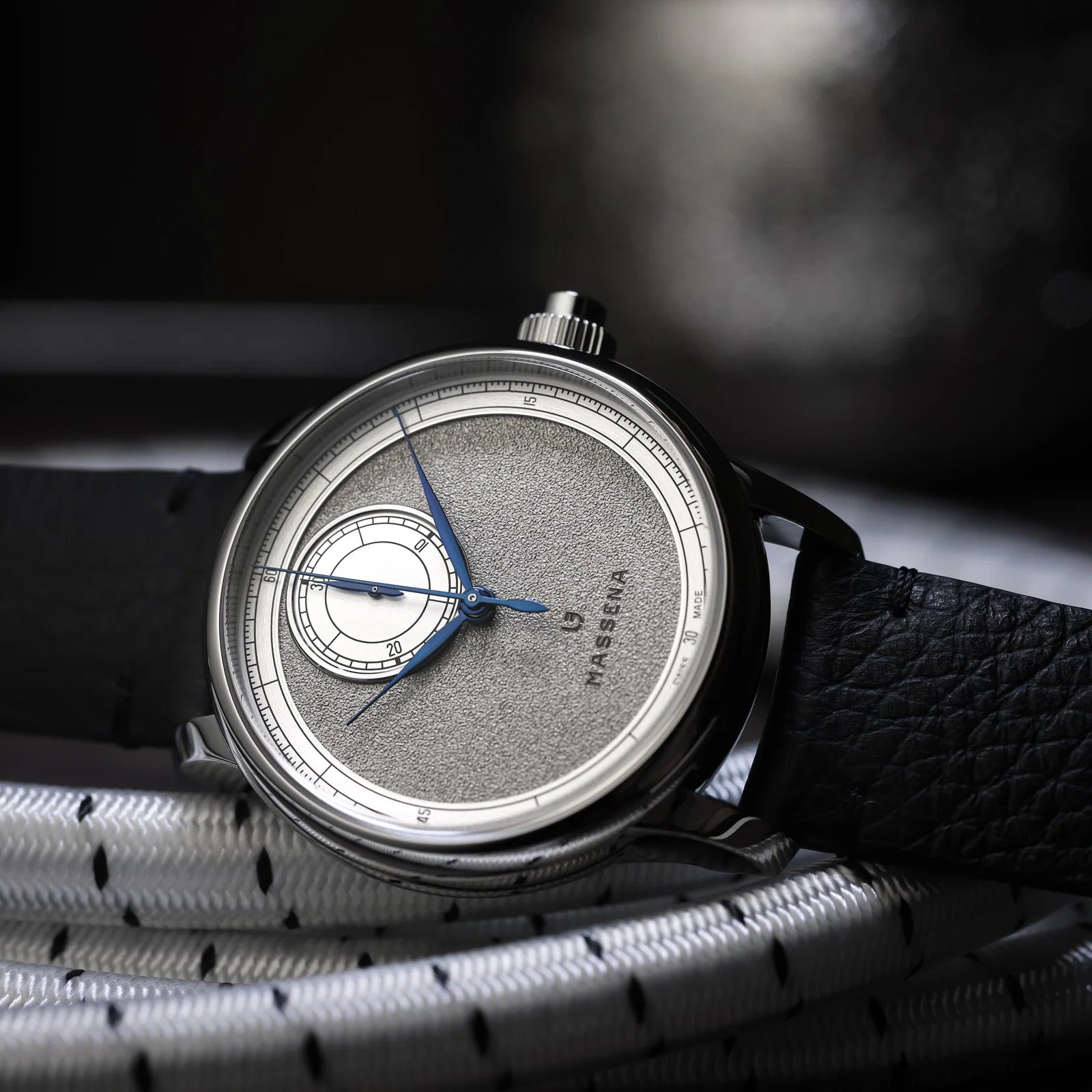 Le Chronographe Monopoussoir Louis Erard x Massena LAB Silver
