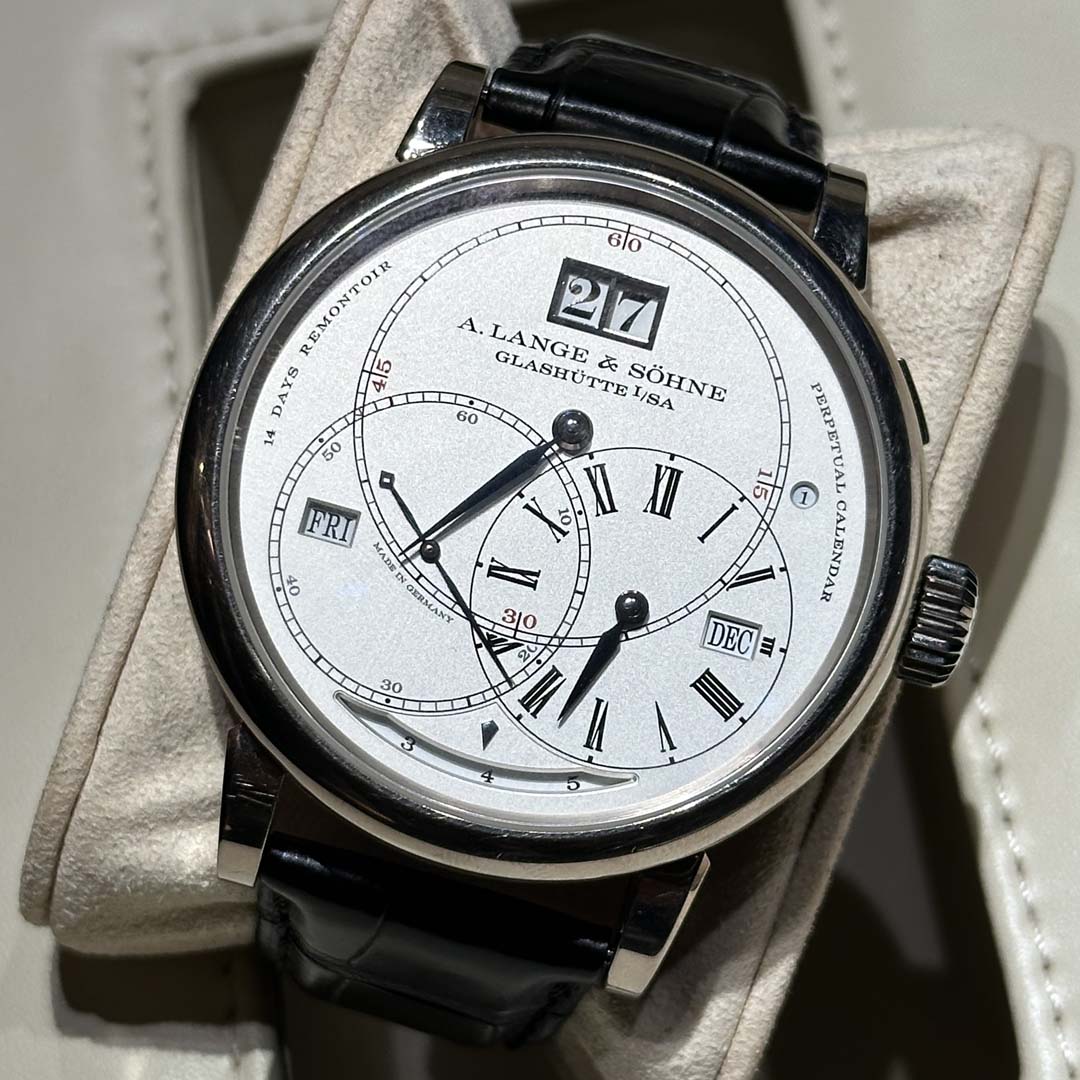 A. LANGE & SOHNE RICHARD LANGE PERPETUAL CALENDAR TERRALUNA WHITE GOLD