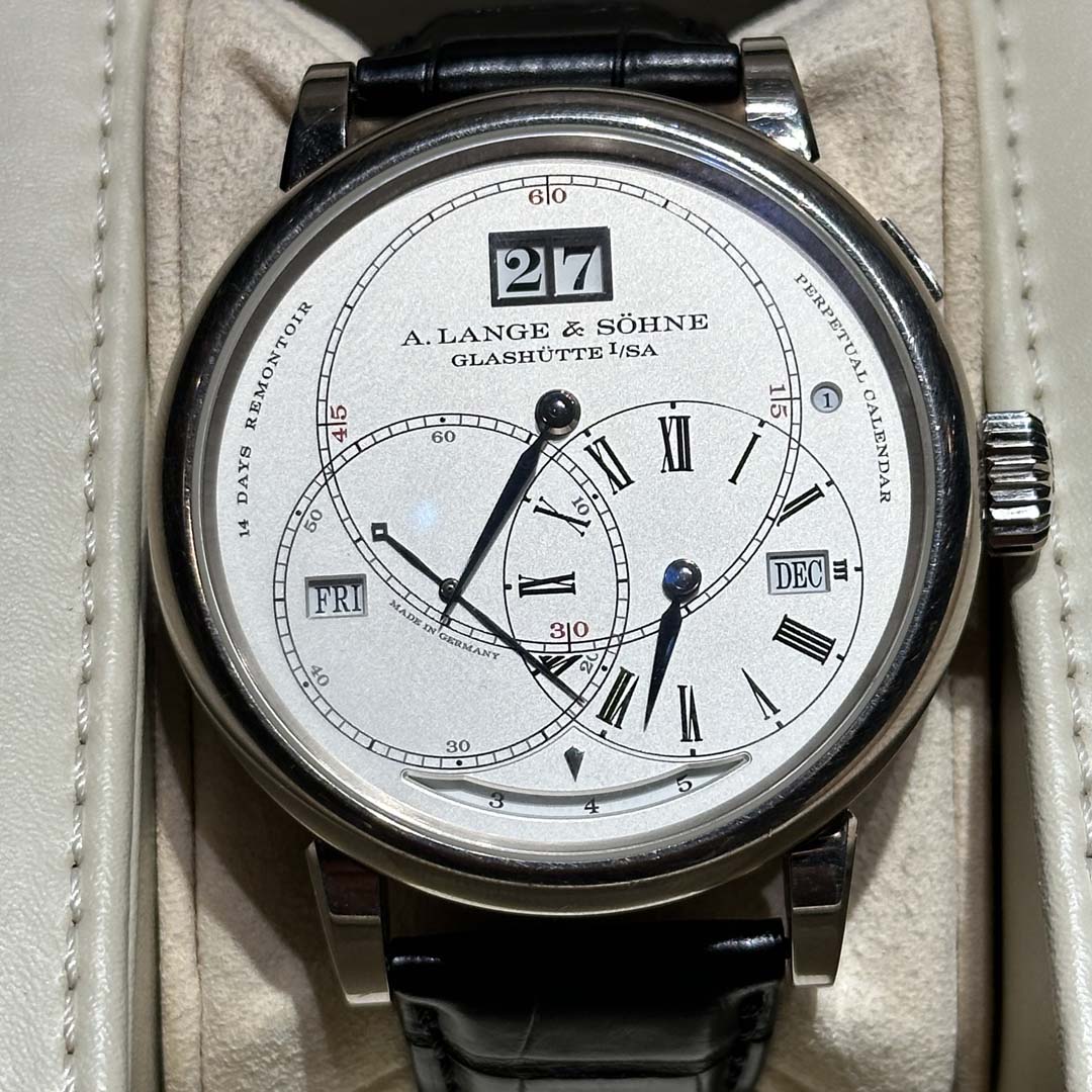 A. LANGE & SOHNE RICHARD LANGE PERPETUAL CALENDAR TERRALUNA WHITE GOLD