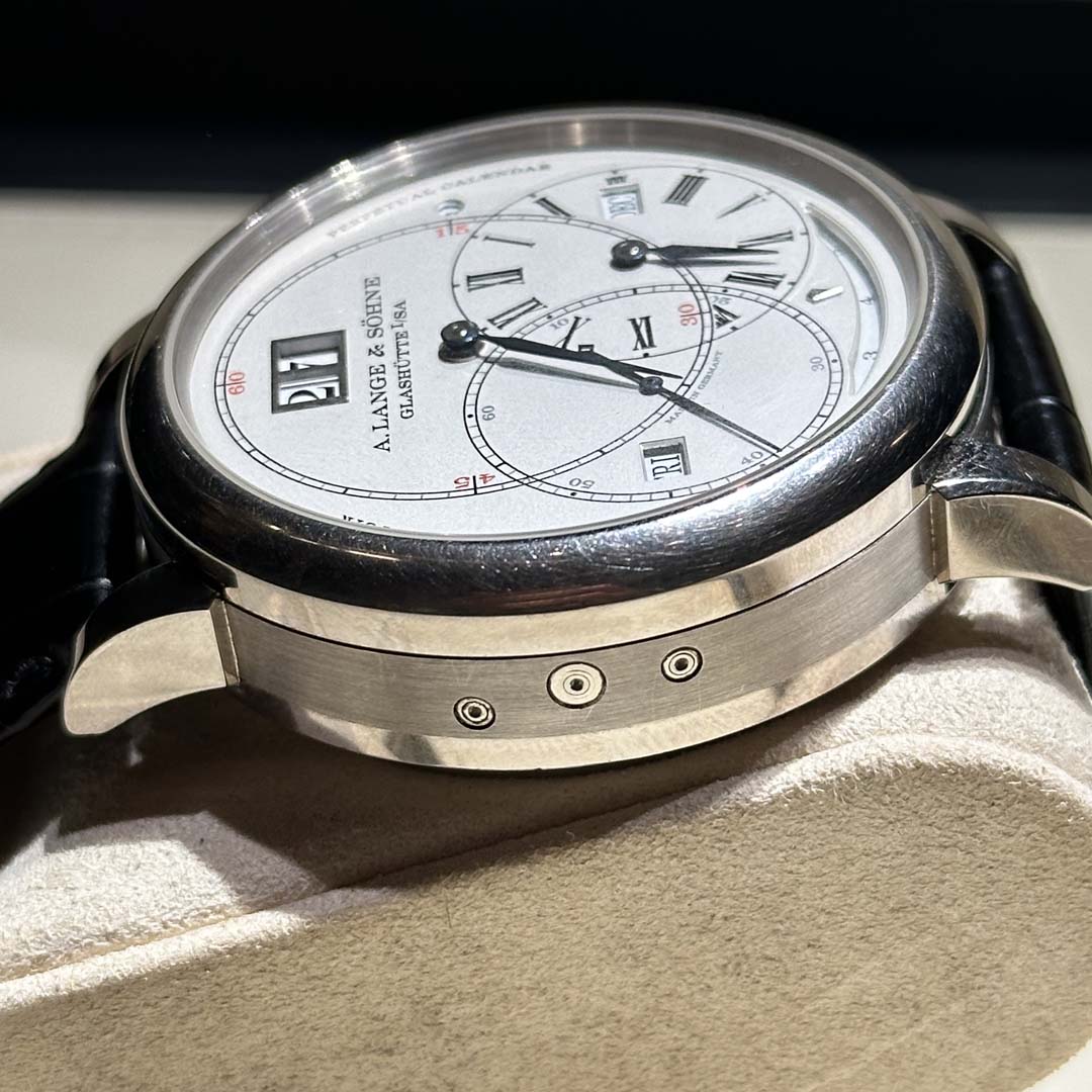 A. LANGE & SOHNE RICHARD LANGE PERPETUAL CALENDAR TERRALUNA WHITE GOLD
