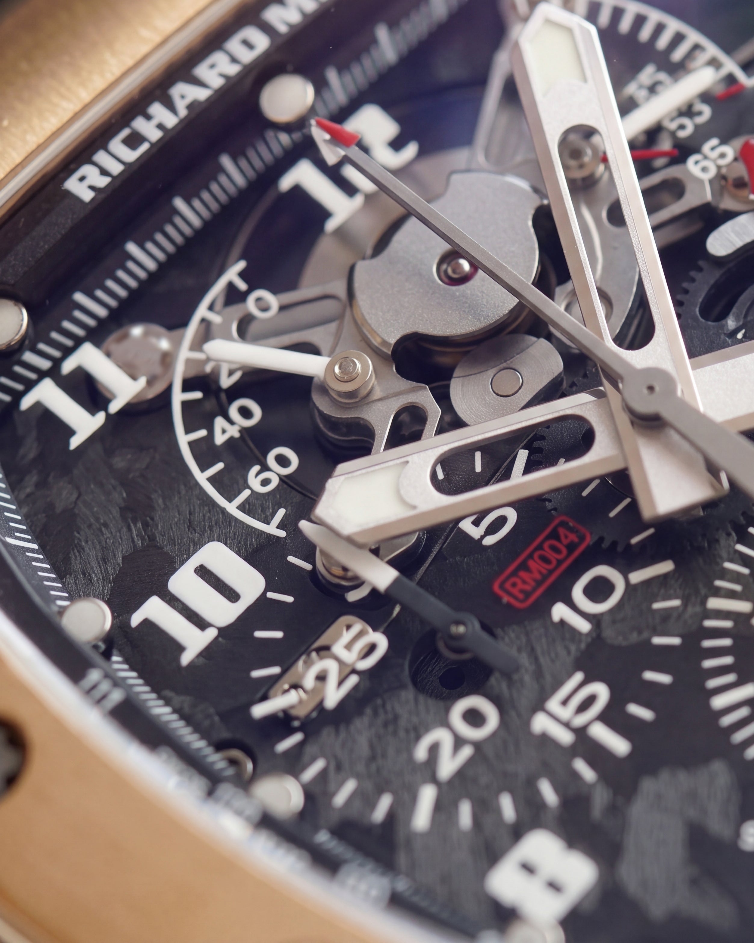 RICHARD MILLE RM004 V2 SPLIT SECONDS CHRONOGRAPH RED GOLD