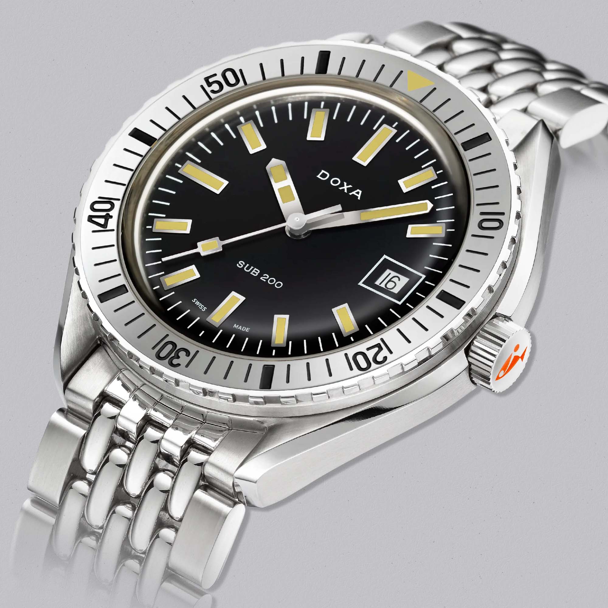 SUB 200 SHARKHUNTER STAINESS STEEL BRACELET