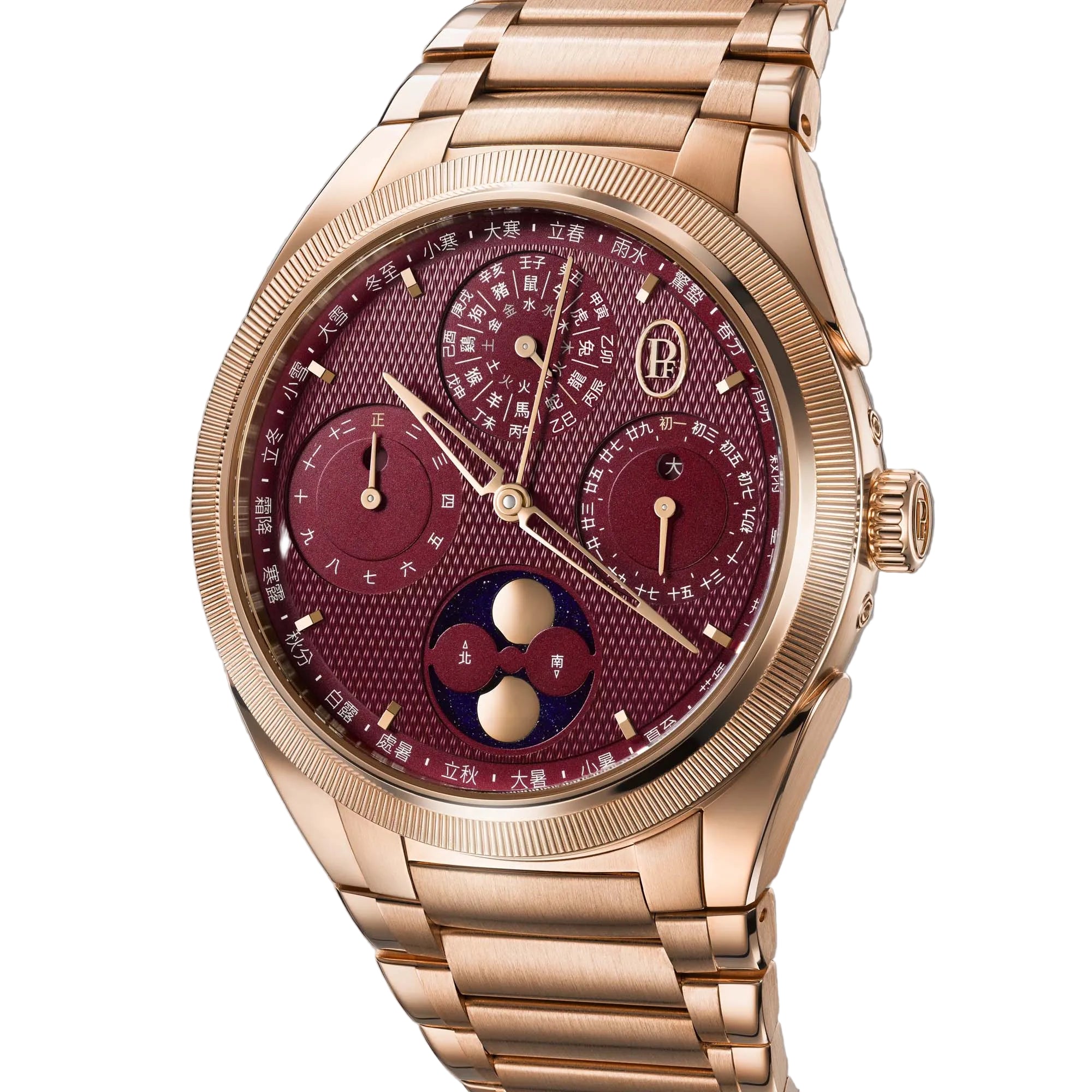 TONDA PF XIALI CHINESE CALENDAR ROSE GOLD IMPERIAL RED