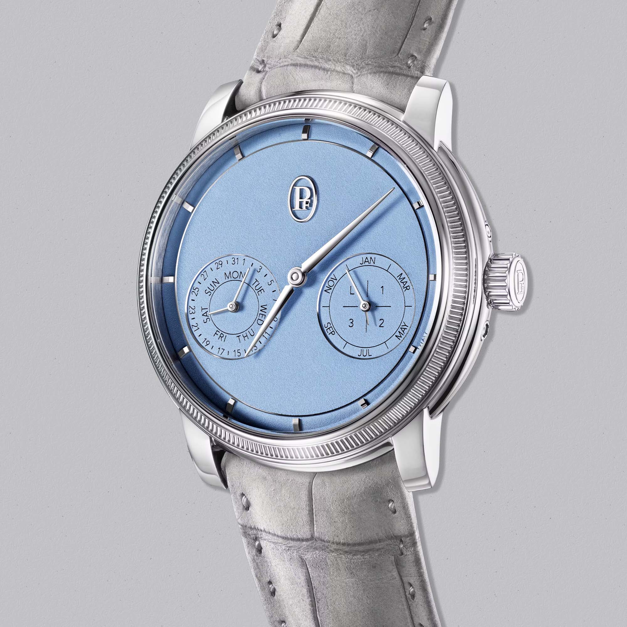 TORIC QUANTIEME PERPETUEL PLATINUM MORNING BLUE LIMITED EDITION OF 50