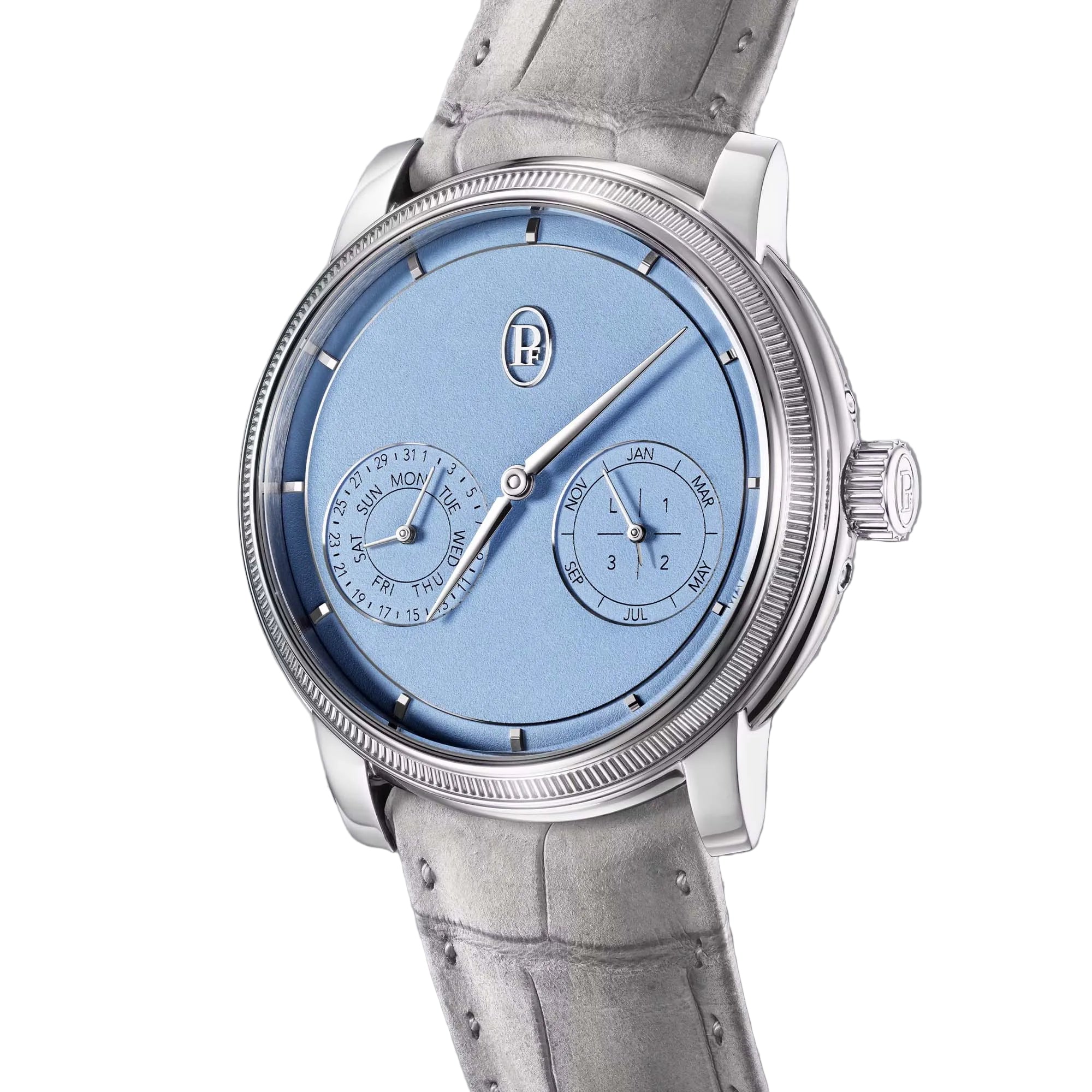 TORIC QUANTIEME PERPETUEL PLATINUM MORNING BLUE LIMITED EDITION OF 50