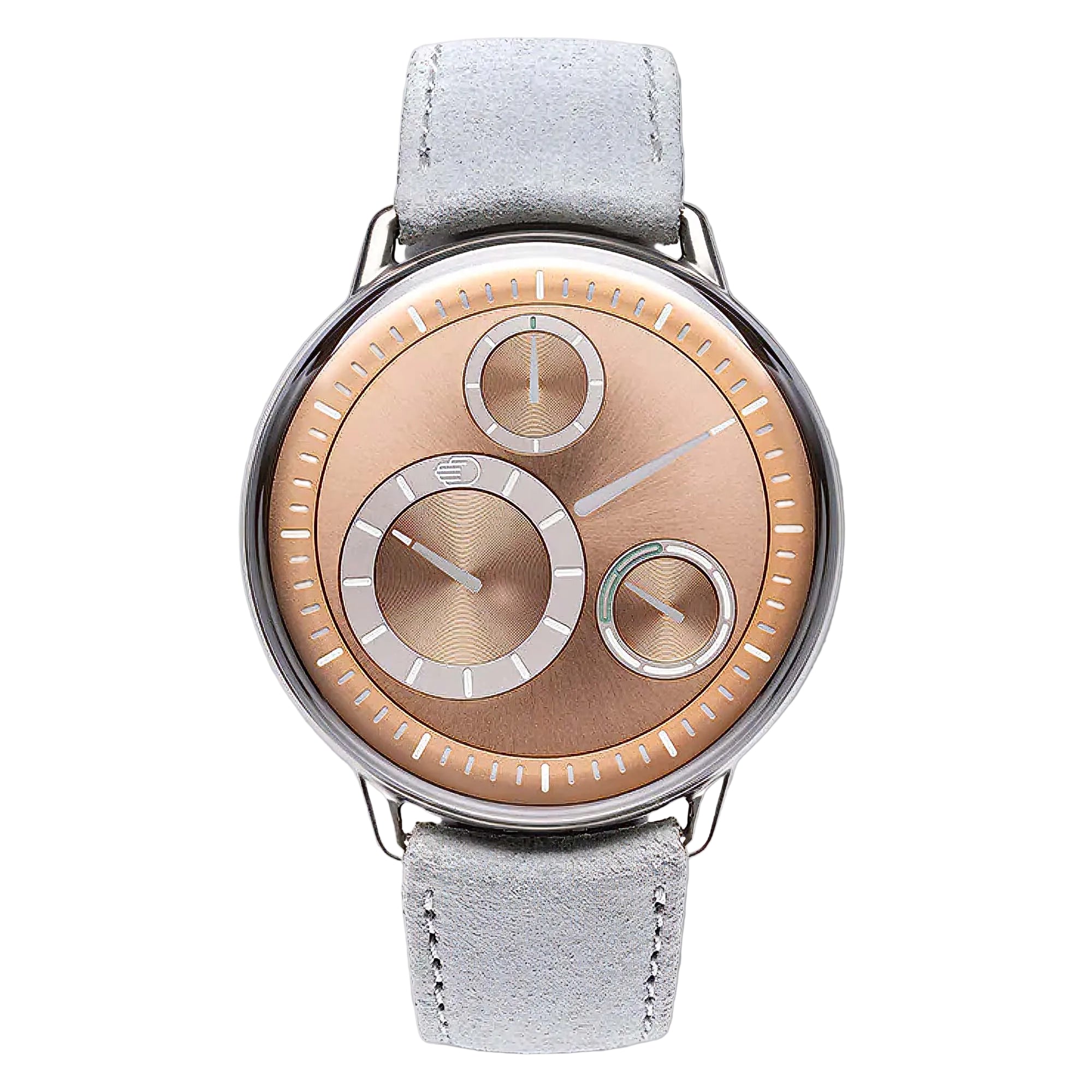 Discover the Ressence Type 1° Rose Gold, where fluid orbital time display meets warm precious-metal elegance in a uniquely modern mechanical watch.