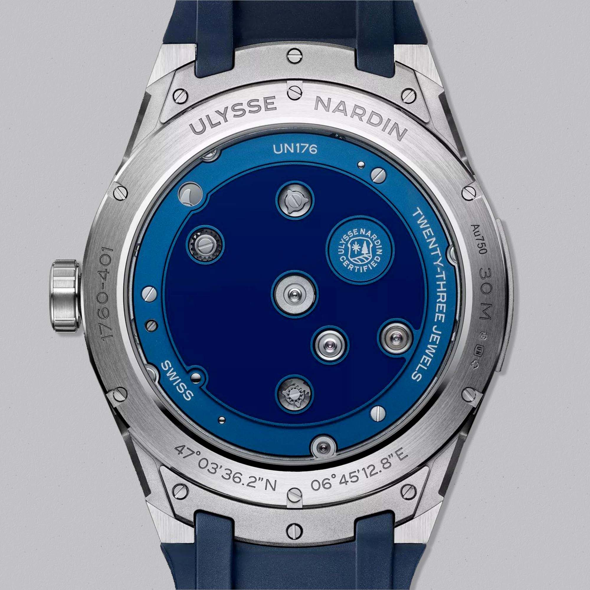 BLAST FREE WHEEL MARQUETRY BLUE ALLIGATOR